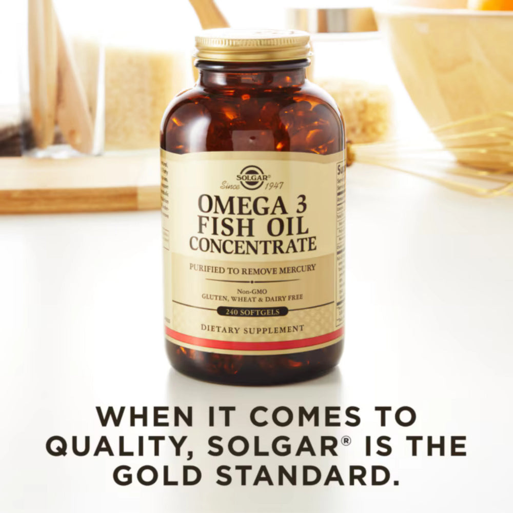 Solgar, Omega-3 Fish Oil Concentrate, 240 Softgels