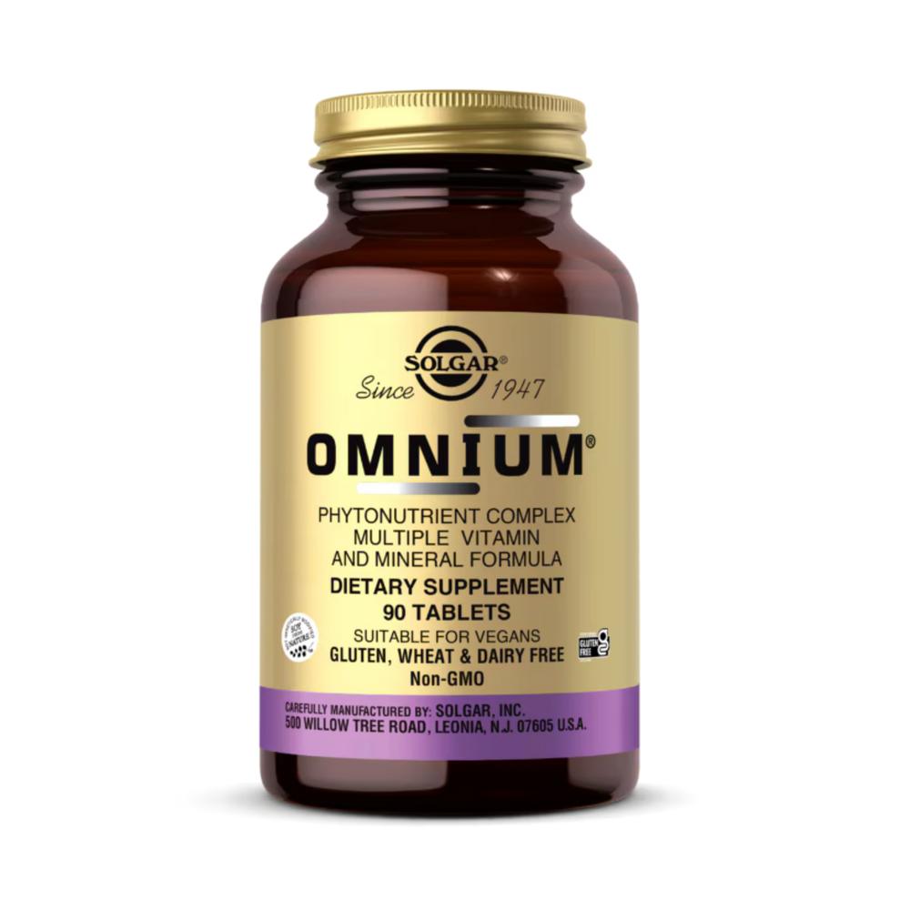 Solgar, Omnium, Phytonutrient Complex Multiple Vitamin and Mineral Formula, 90 Tablets