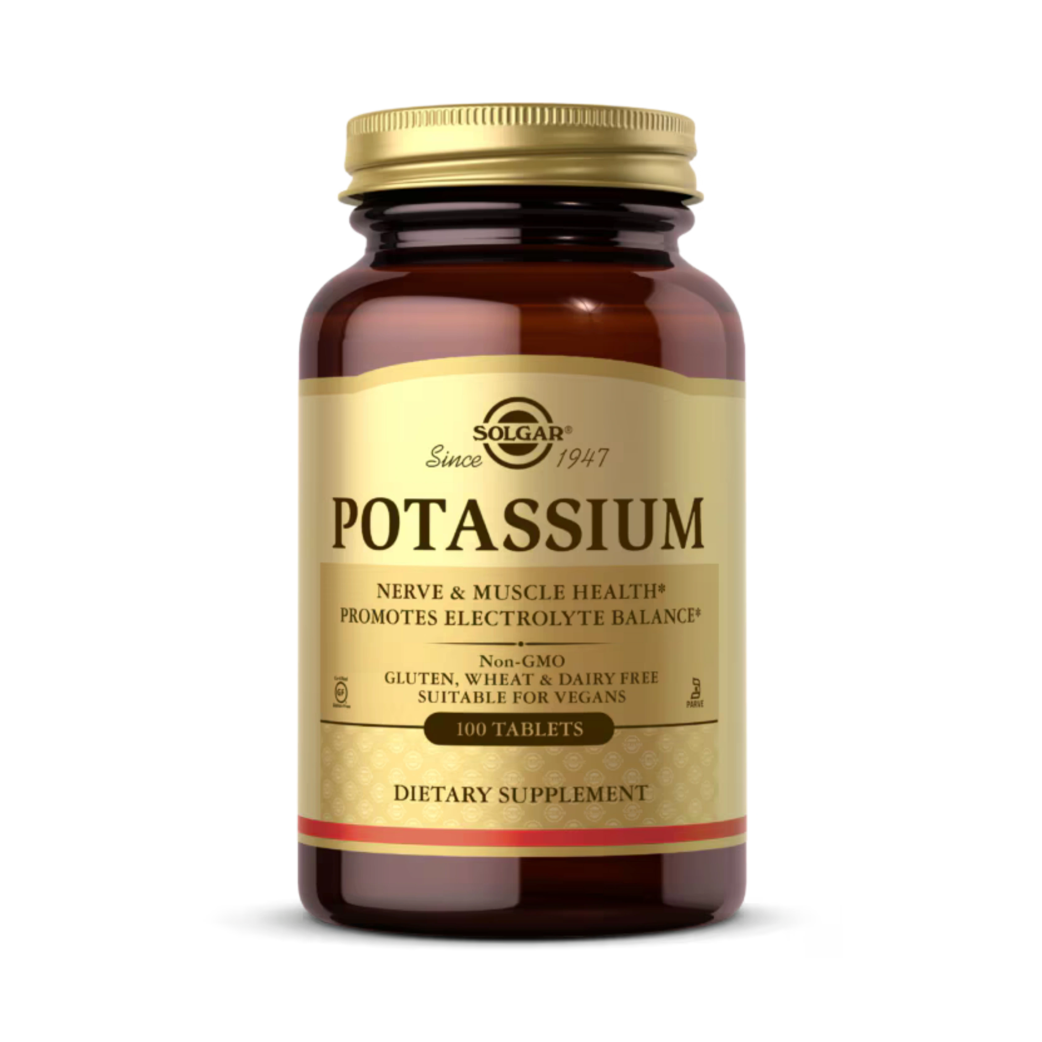 Solgar, Potassium, 99 Mg, 100 Tablets
