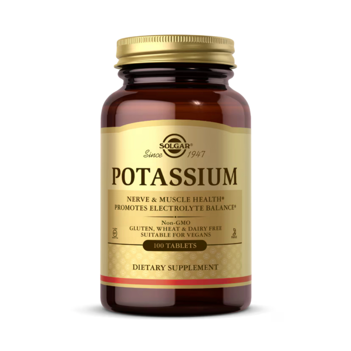 Solgar, Potassium, 99 Mg, 100 Tablets