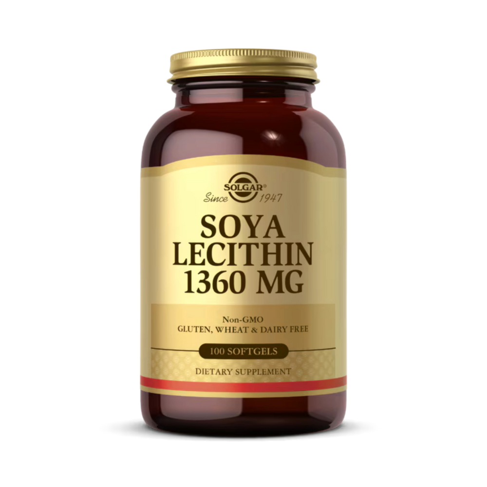 Solgar, Soya Lecithin, 1360 Mg, 100 Softgels