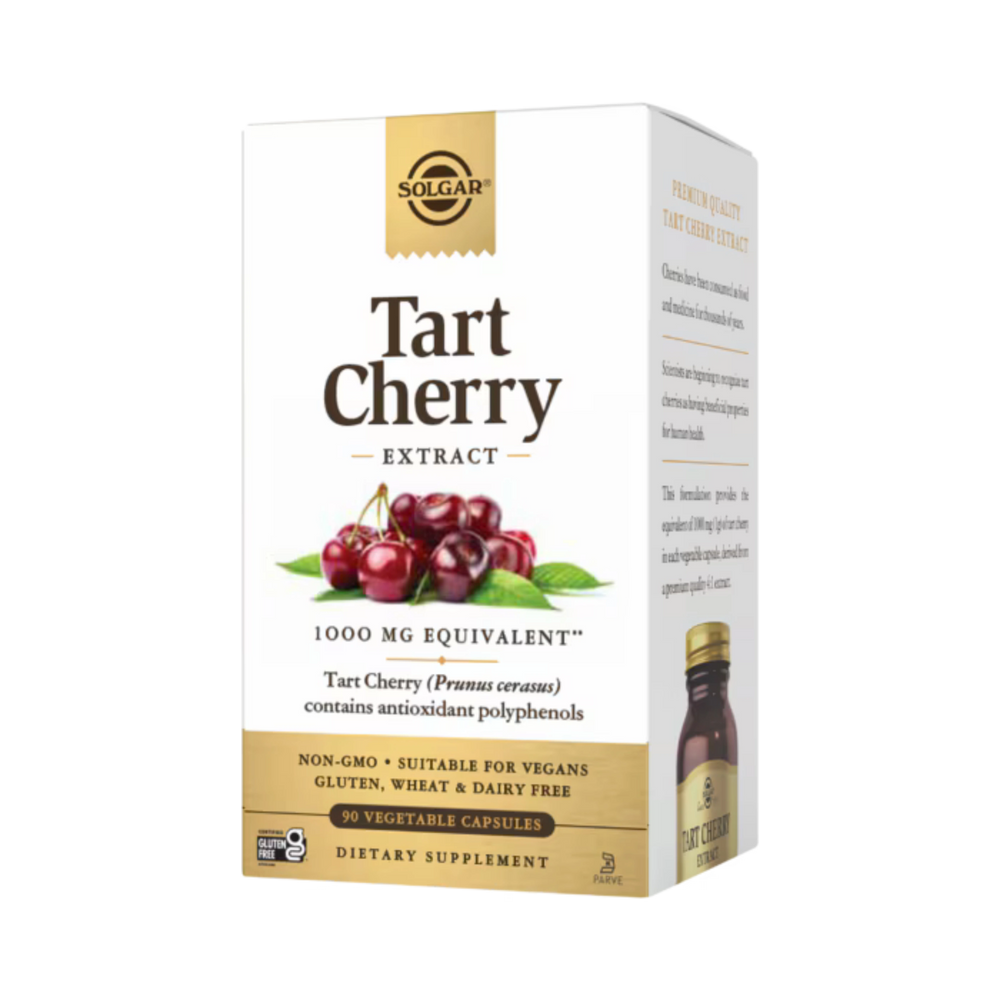 Solgar, Tart Cherry Extract, 1,000 Mg, 90 Vegetable Capsules