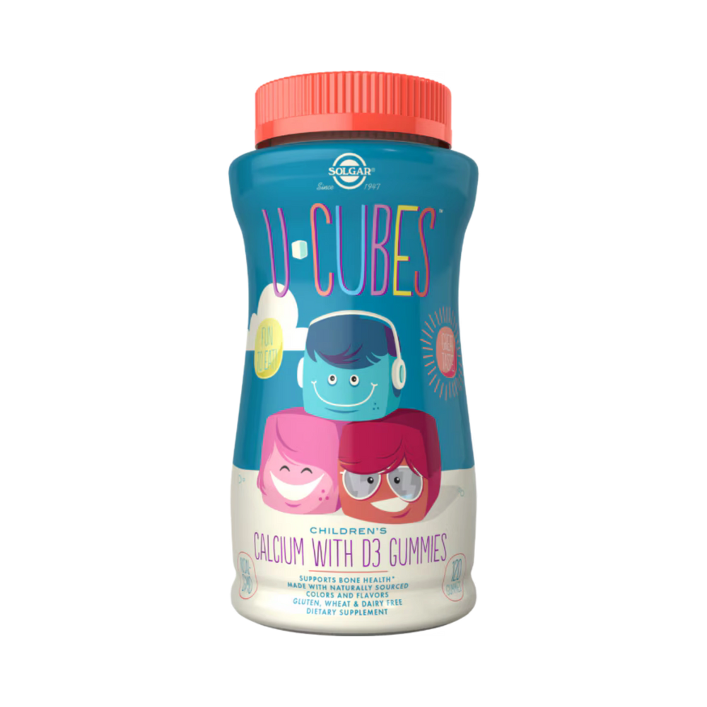Solgar, U-Cubes Children’s Calcium with D3, 120 Gummies