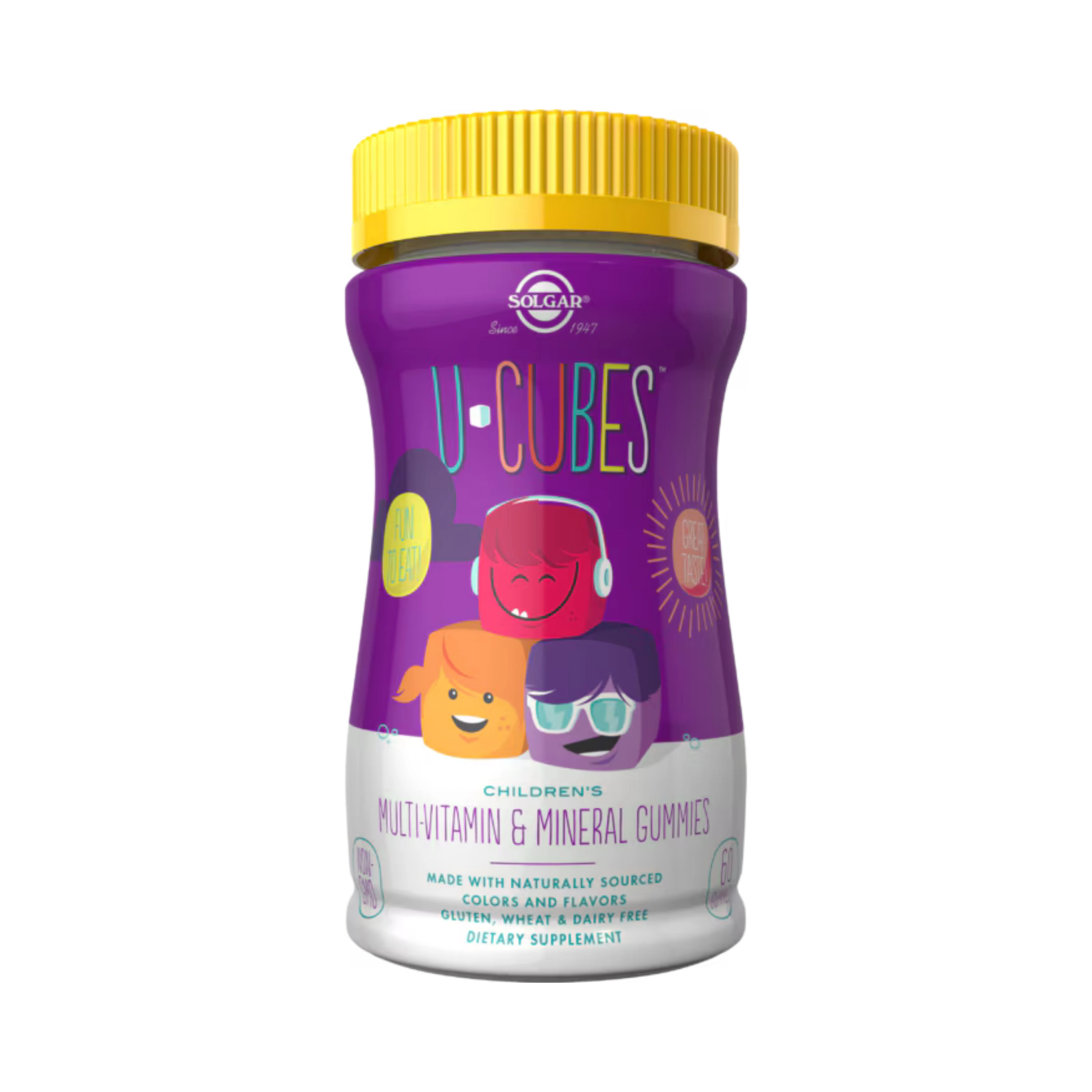 Solgar, U-Cubes Children’s Multi-Vitamin & Mineral, 60 Gummies