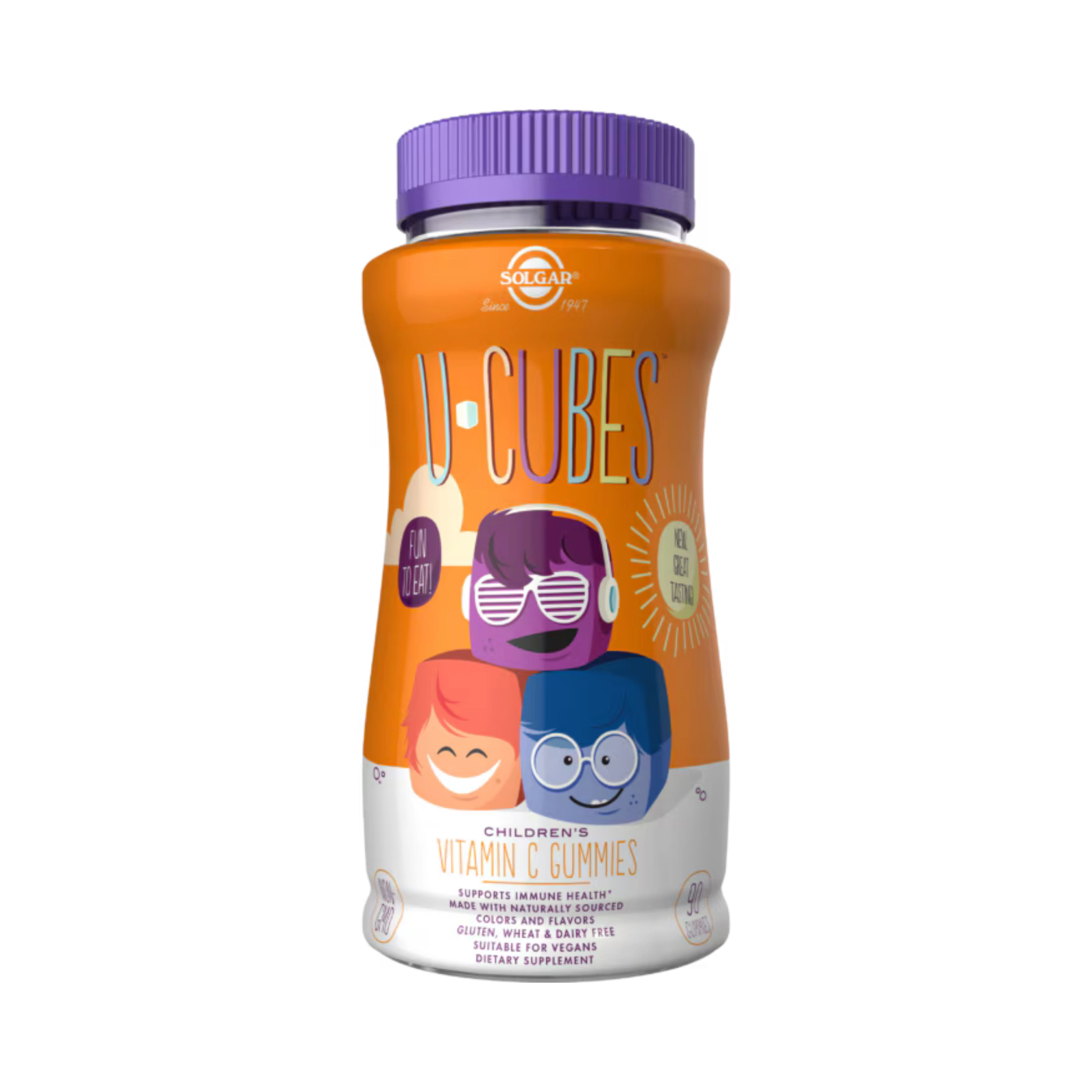 Solgar, U-Cubes Children’s Vitamin C, 90 Gummies