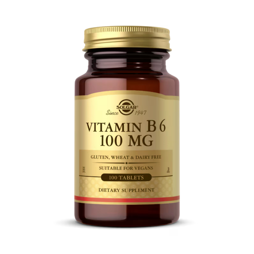 Solgar, Vitamin B6, 100 Mg, 100 Tablets