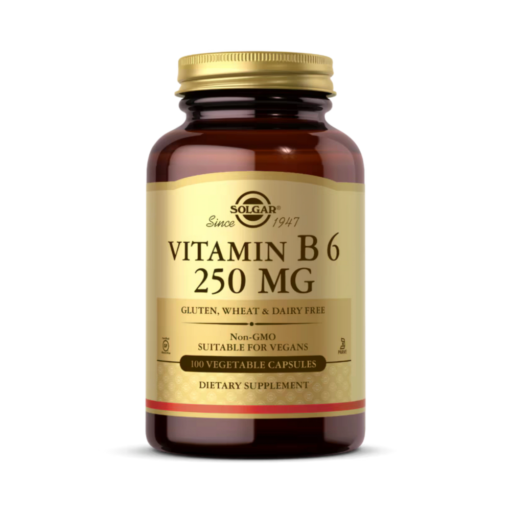 Solgar, Vitamin B6, 250 Mg, 100 Vegetable Capsules