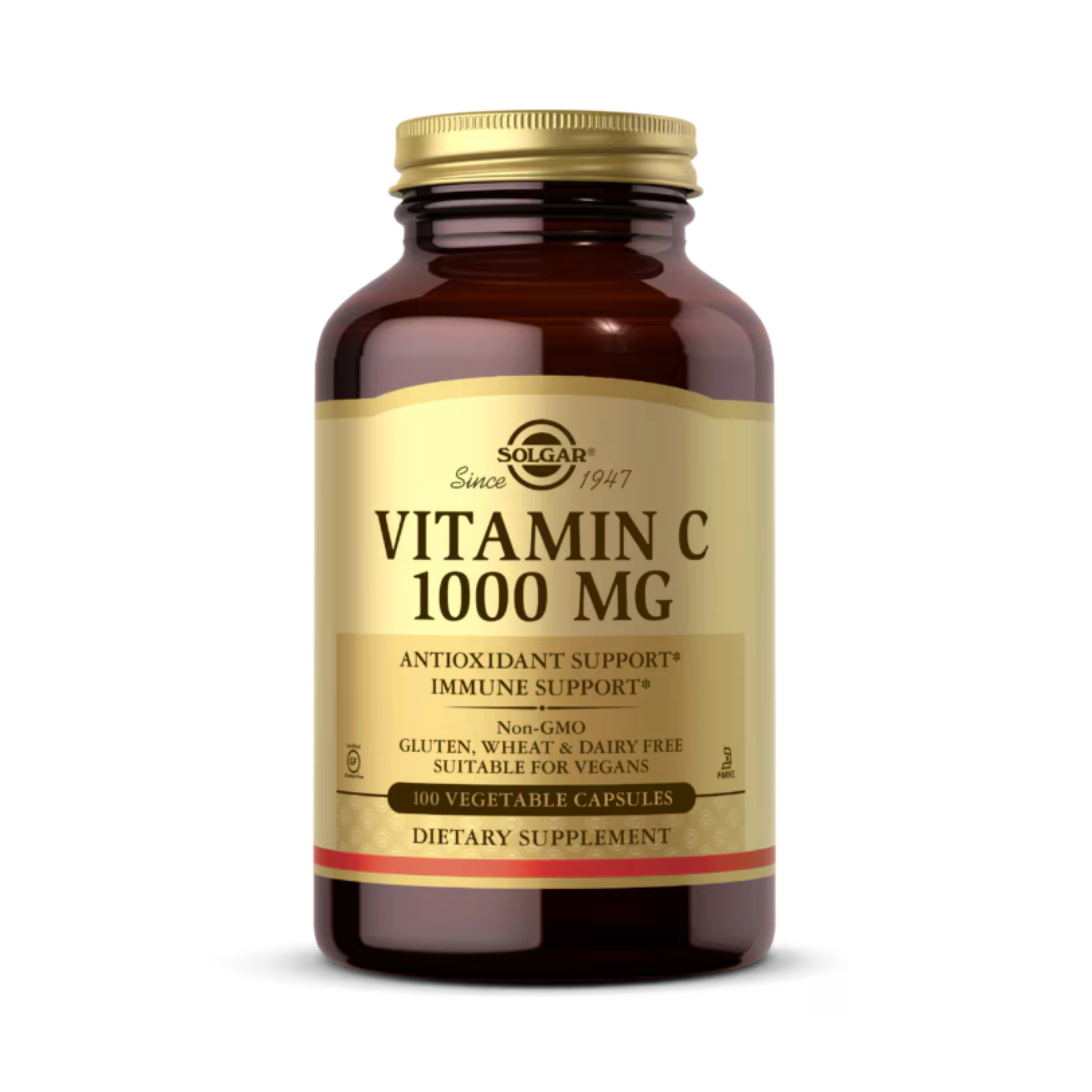 Solgar, Vitamin C, 1,000 Mg, 100 Vegetable Capsules