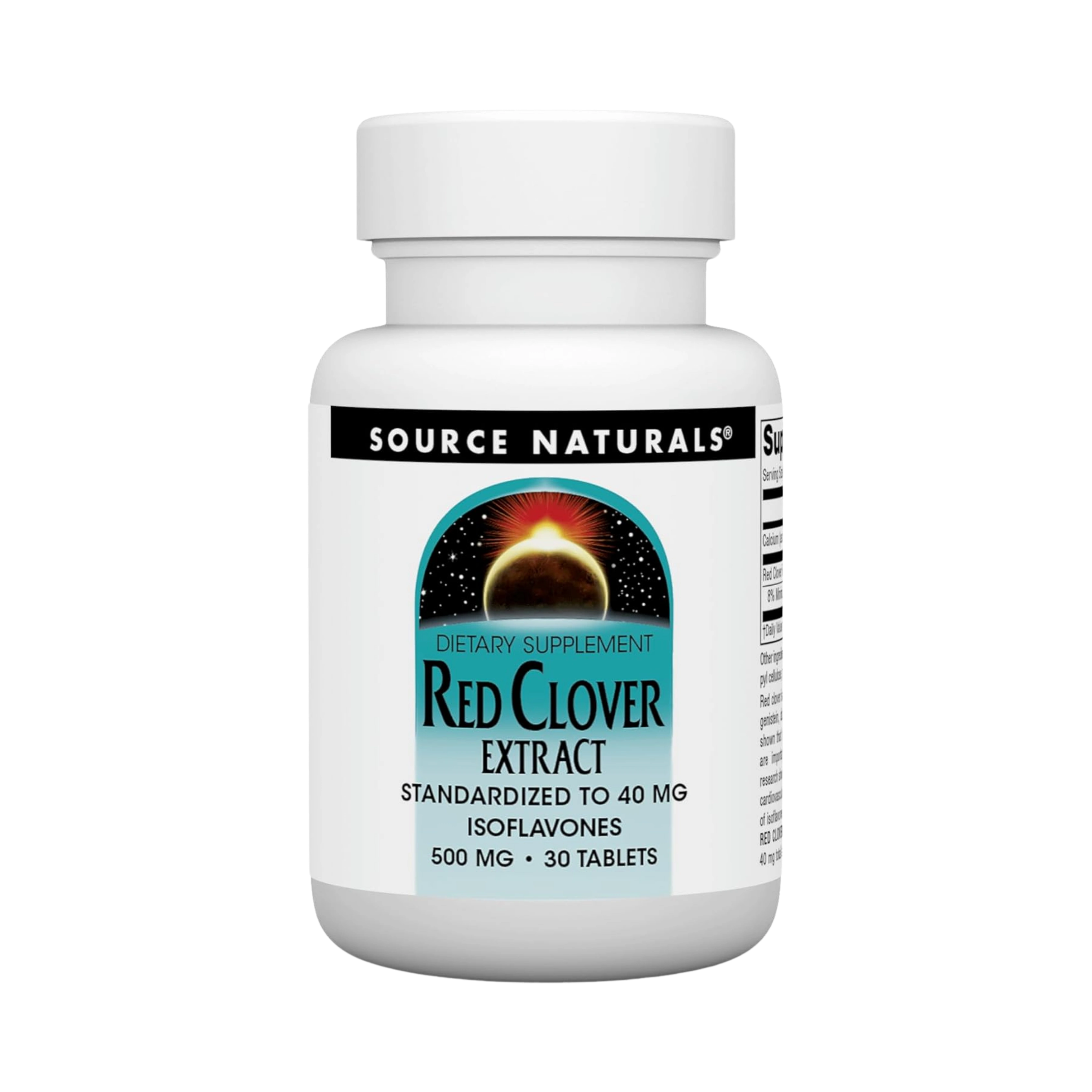 Source Natuarls, Red Clover Extract, 500 Mg, 30 Tablets