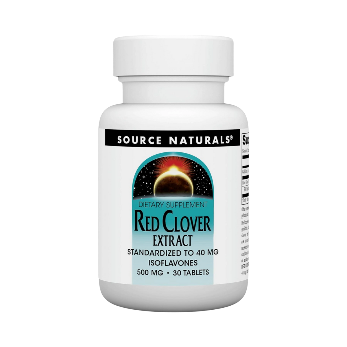 Source Natuarls, Red Clover Extract, 500 Mg, 30 Tablets