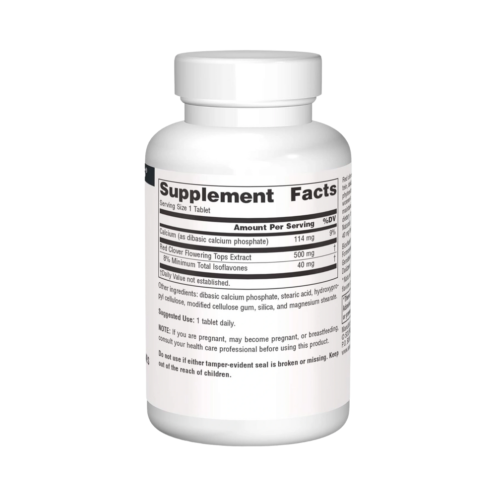 Source Natuarls, Red Clover Extract, 500 Mg, 60 Tablets