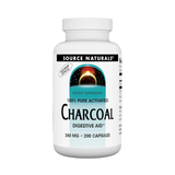 Source Naturals 100% Pure Activated Charcoal 260 Mg, 200 Capsules
