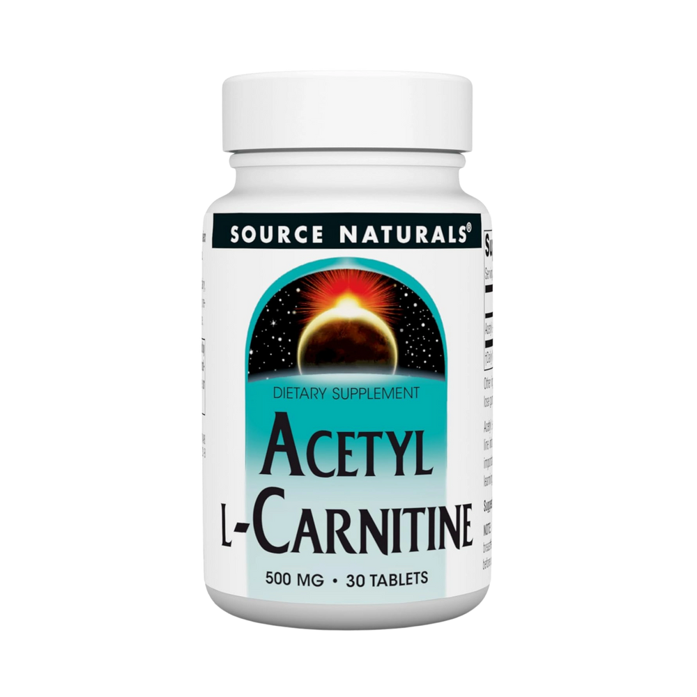 Source Naturals, Acetyl L-Carnitine, 500 Mg, 30 Tablets
