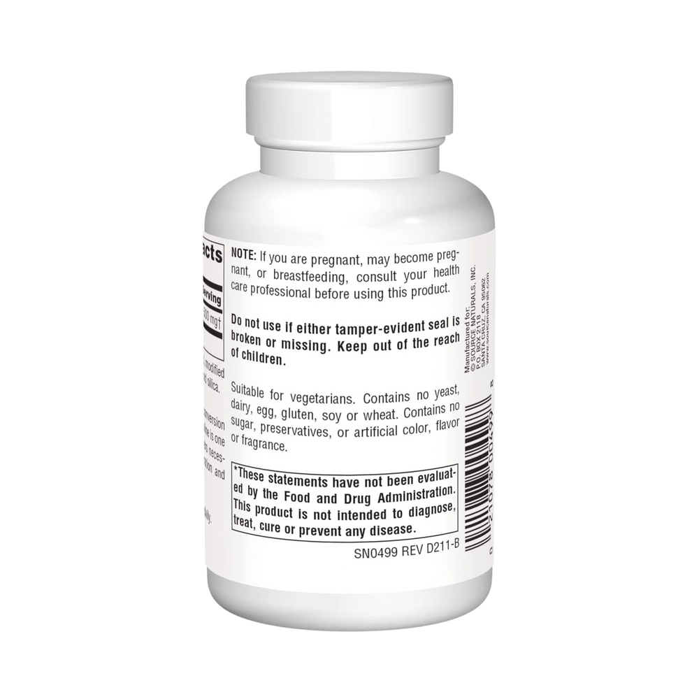 Source Naturals, Acetyl L-Carnitine, 500 Mg, 60 Tablets
