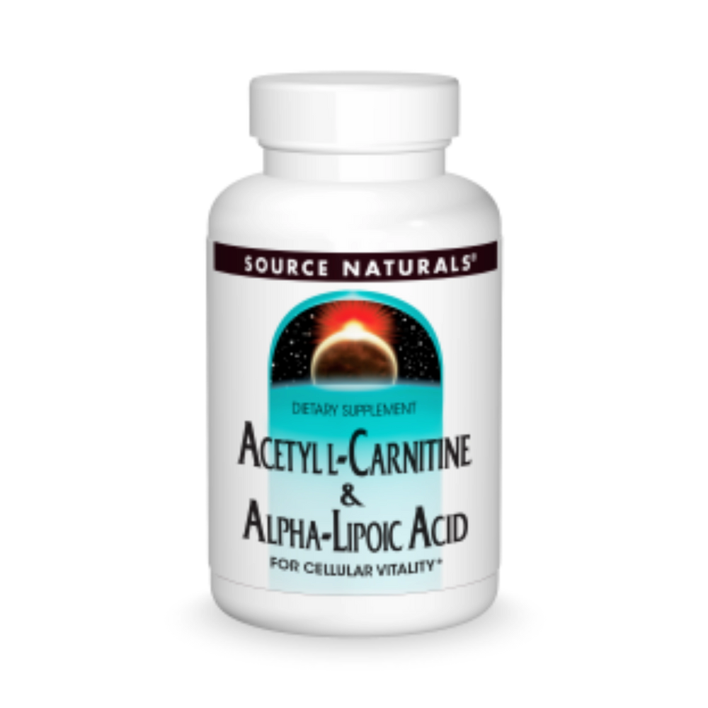 Source Naturals, Acetyl L-Carnitine & Alpha-Lipoic Acid, 650 Mg, 180Tab