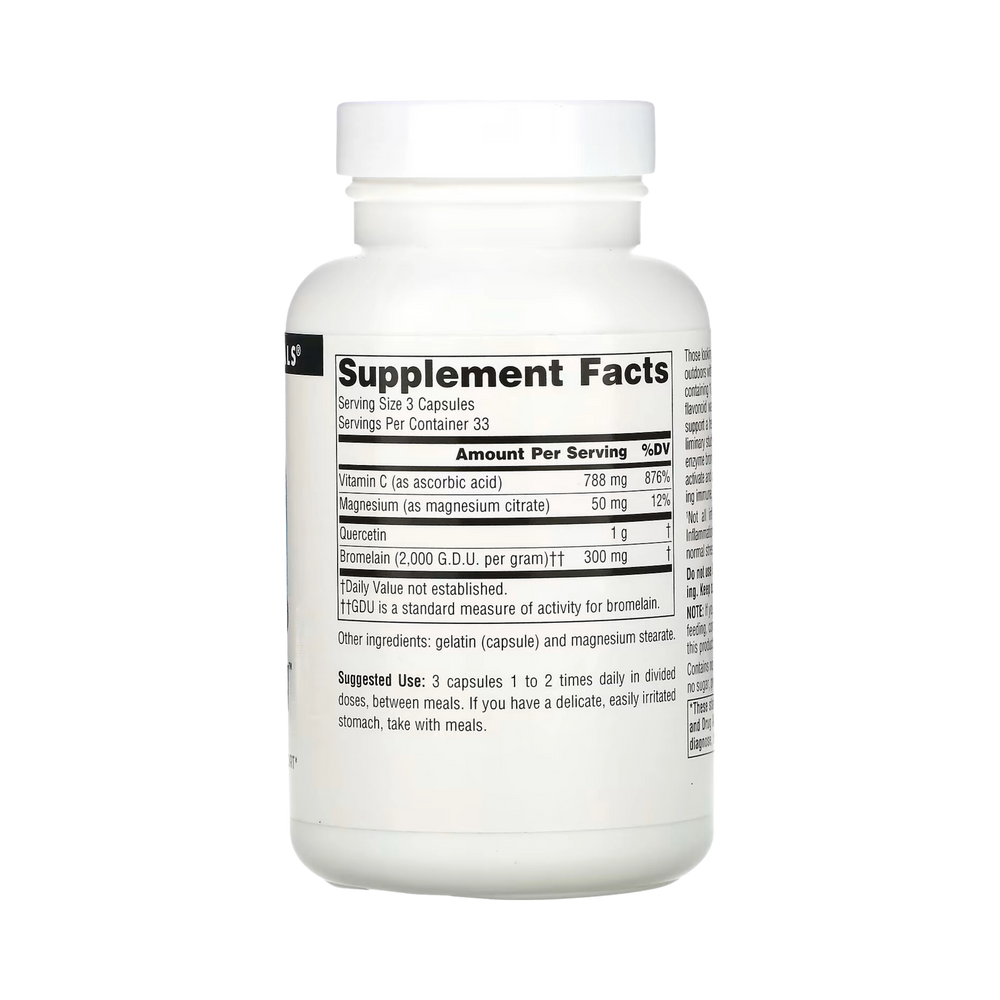 Source Naturals, Activated Quercetin, 100 Capsules