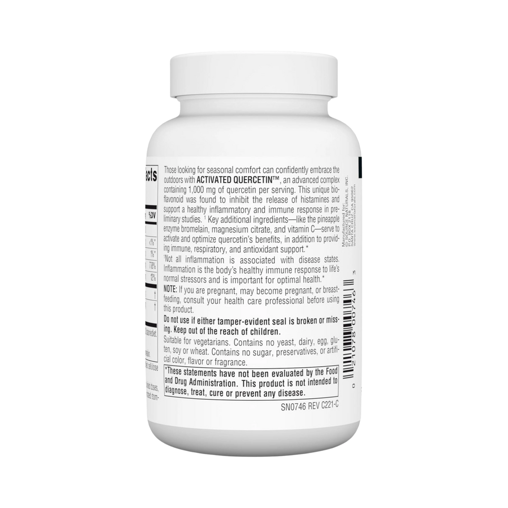Source Naturals, Activated Quercetin, 100 Tablets