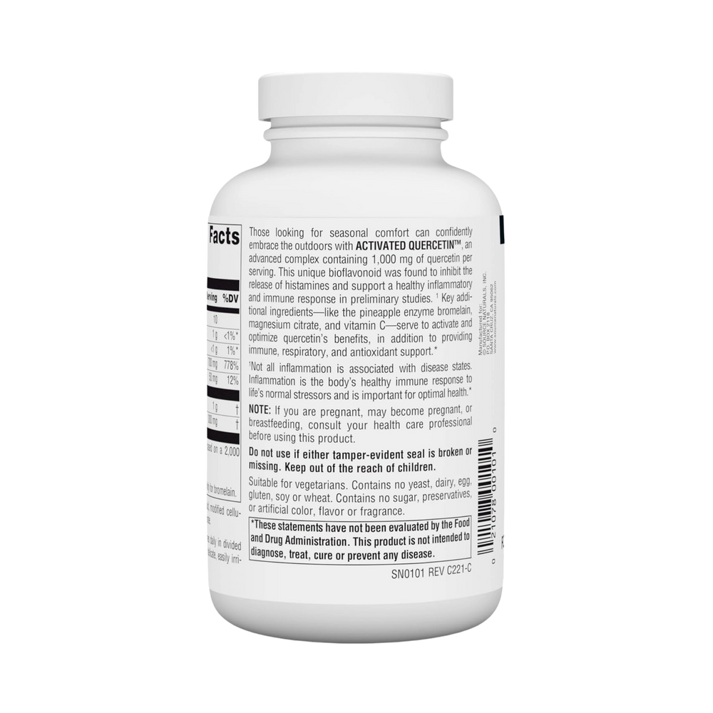 Source Naturals, Activated Quercetin, 200 Tablets