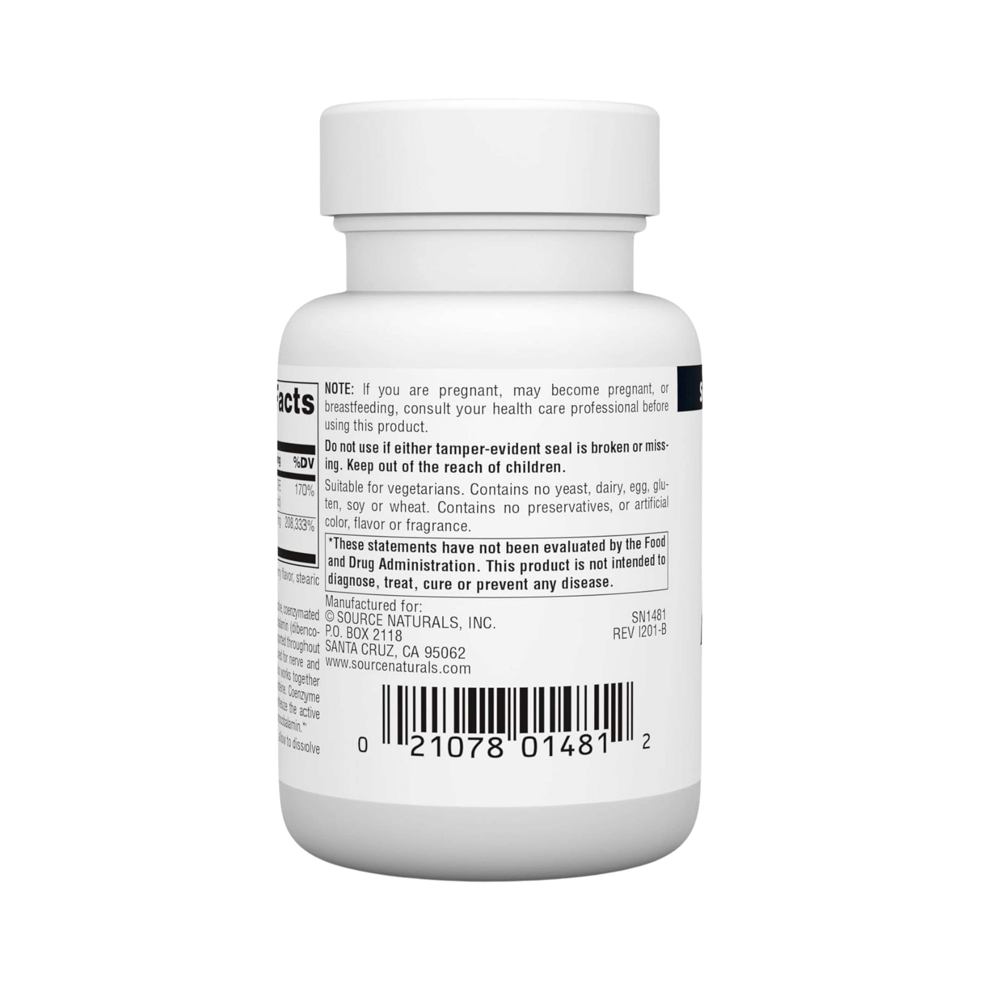 Source Naturals, Advanced B-12 Complex, 5 Mg, 60 Lozenge