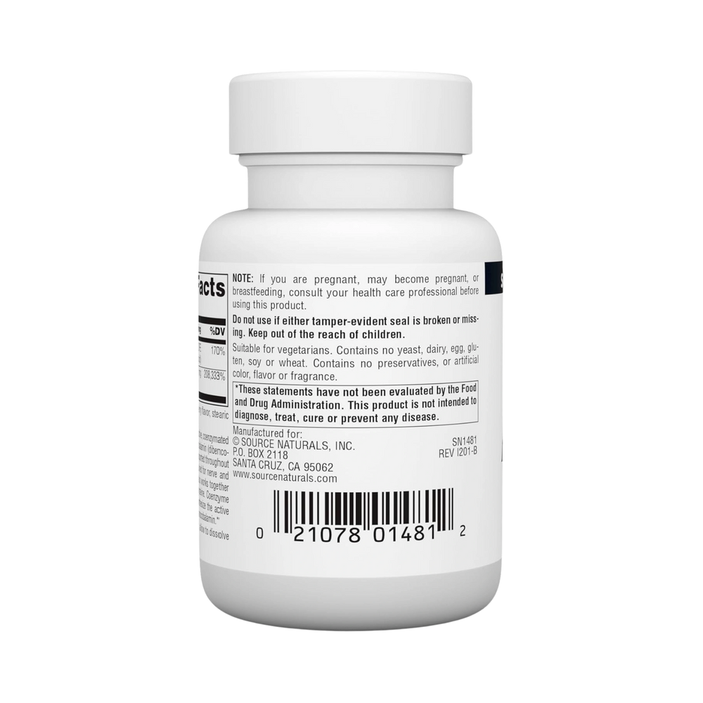 Source Naturals, Advanced B-12 Complex, 5 Mg, 60 Lozenge