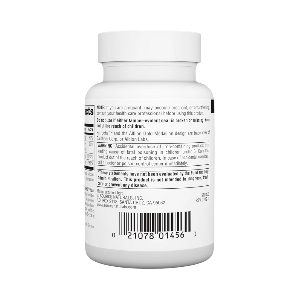 Source Naturals, Advanced Ferrochel, 180 Tablets