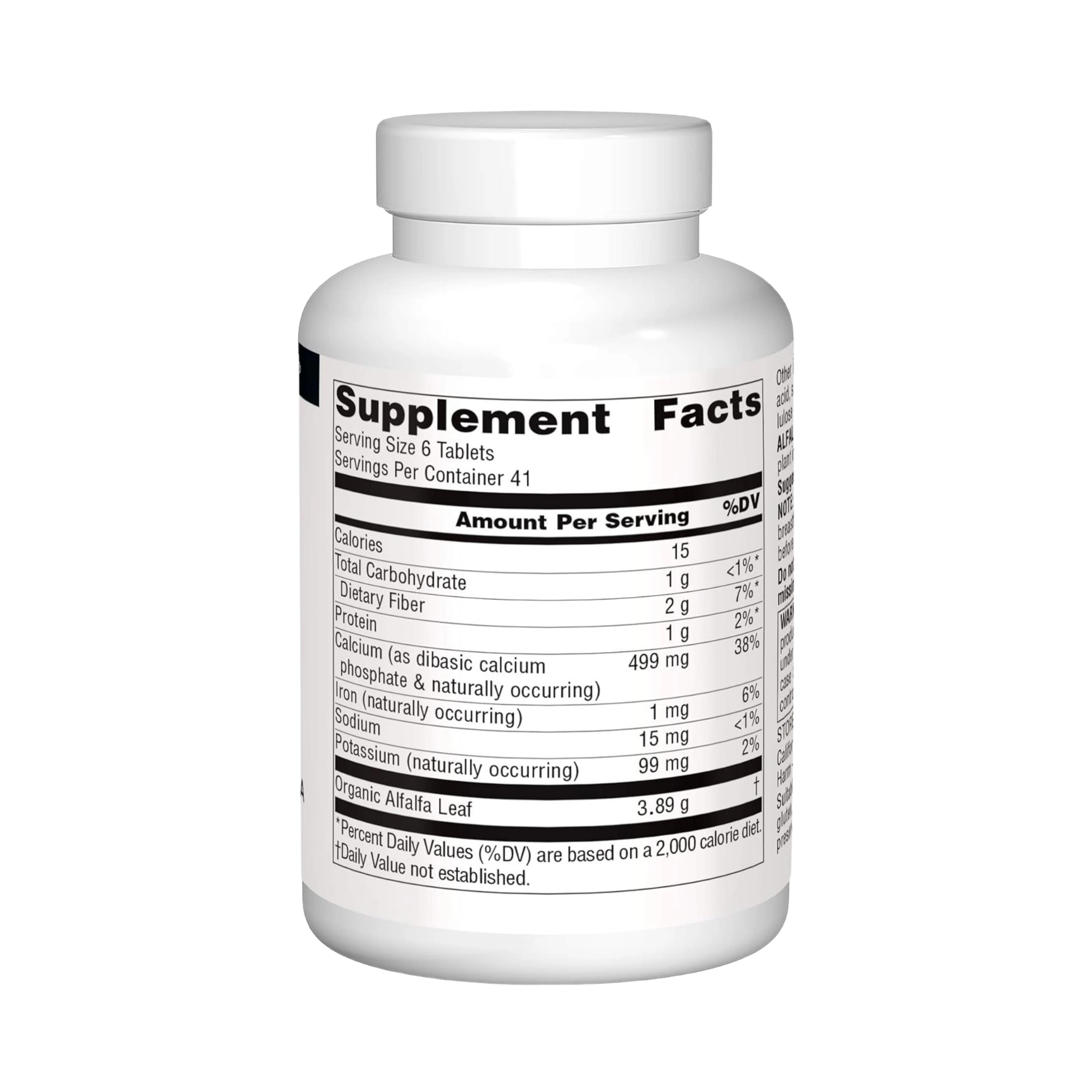 Source Naturals, Alfalfa, 648 Mg, 250 Tablets