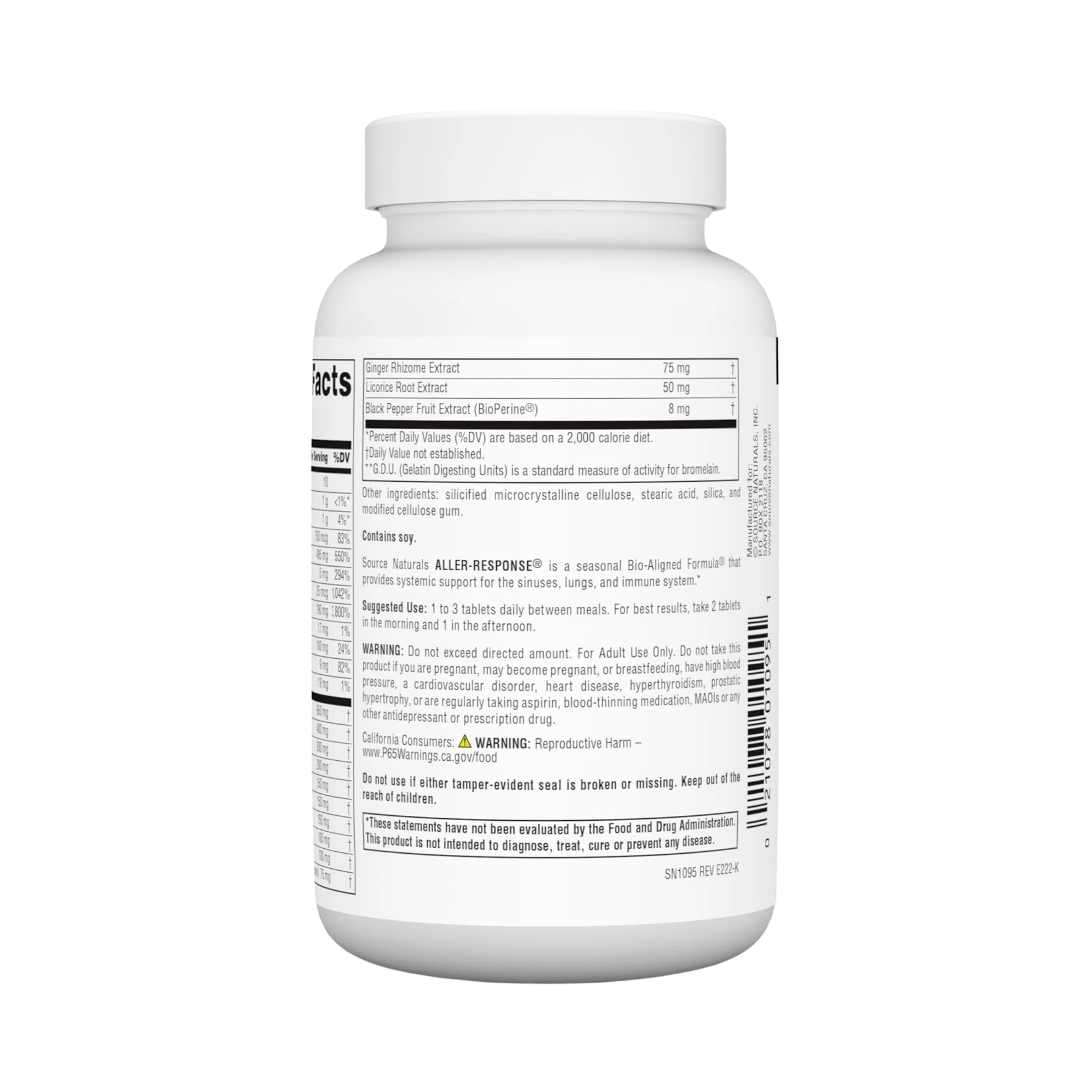 Source Naturals, Aller-Response, 90 Tablets