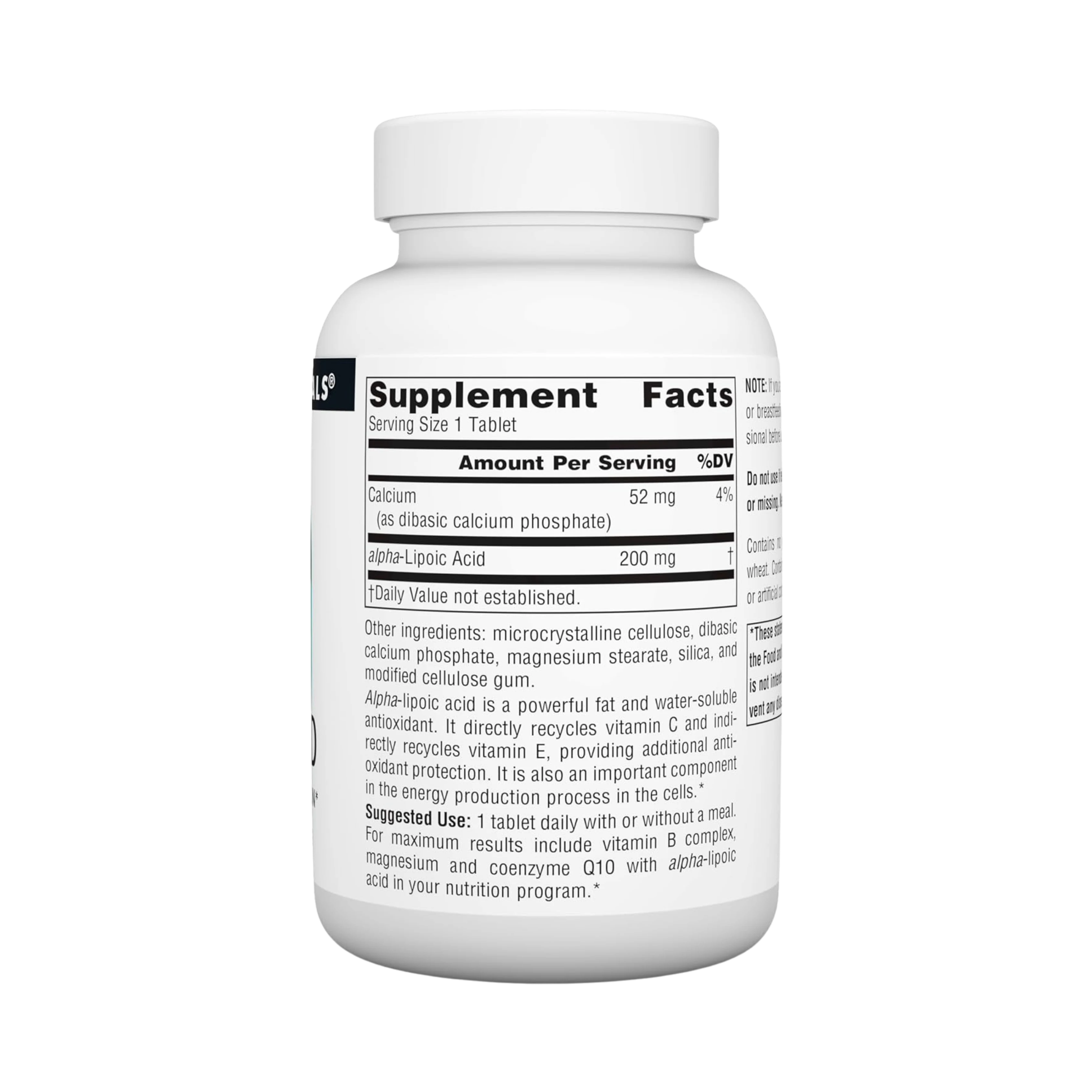 Source Naturals, Alpha Lipoic Acid, 200 Mg, 120 Tablet