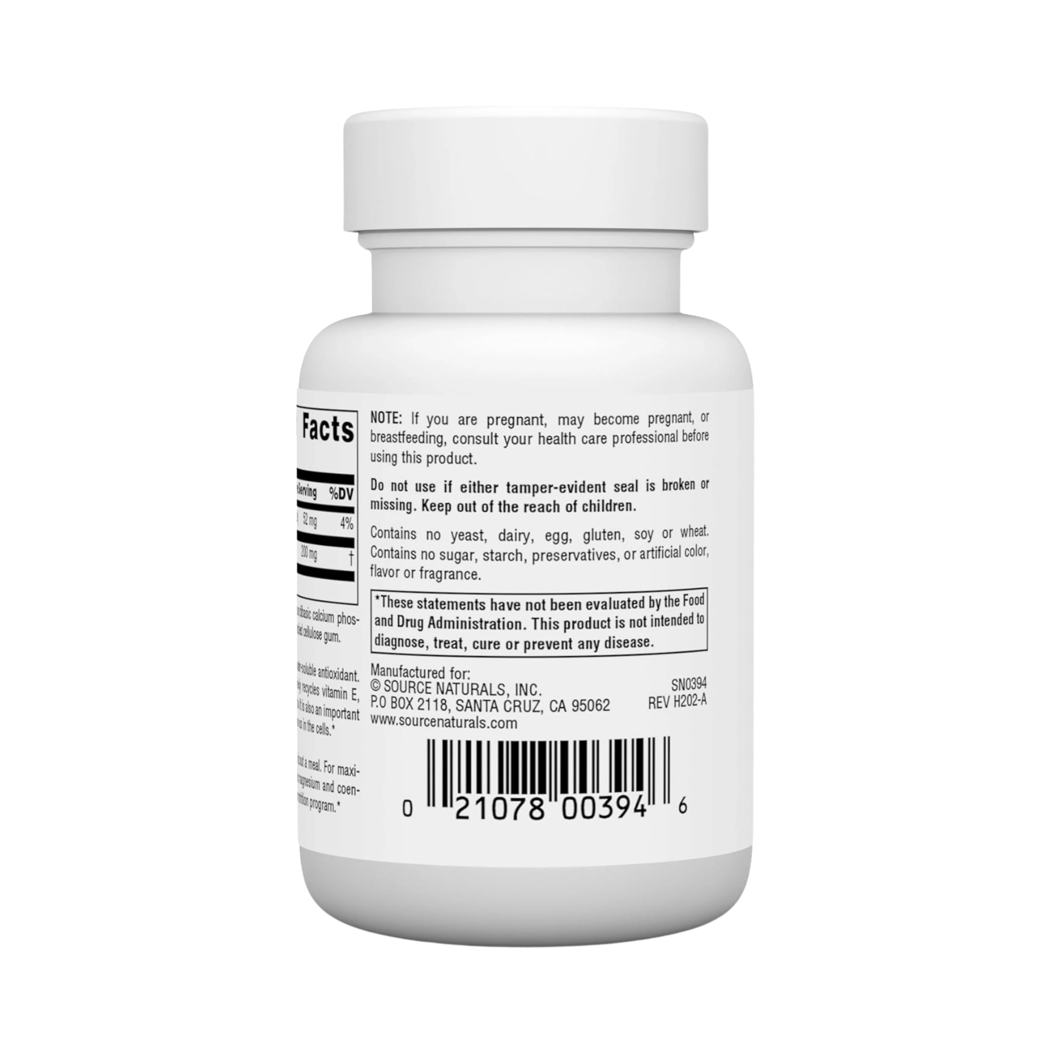 Source Naturals, Alpha Lipoic Acid, 200 Mg, 30 Tablet