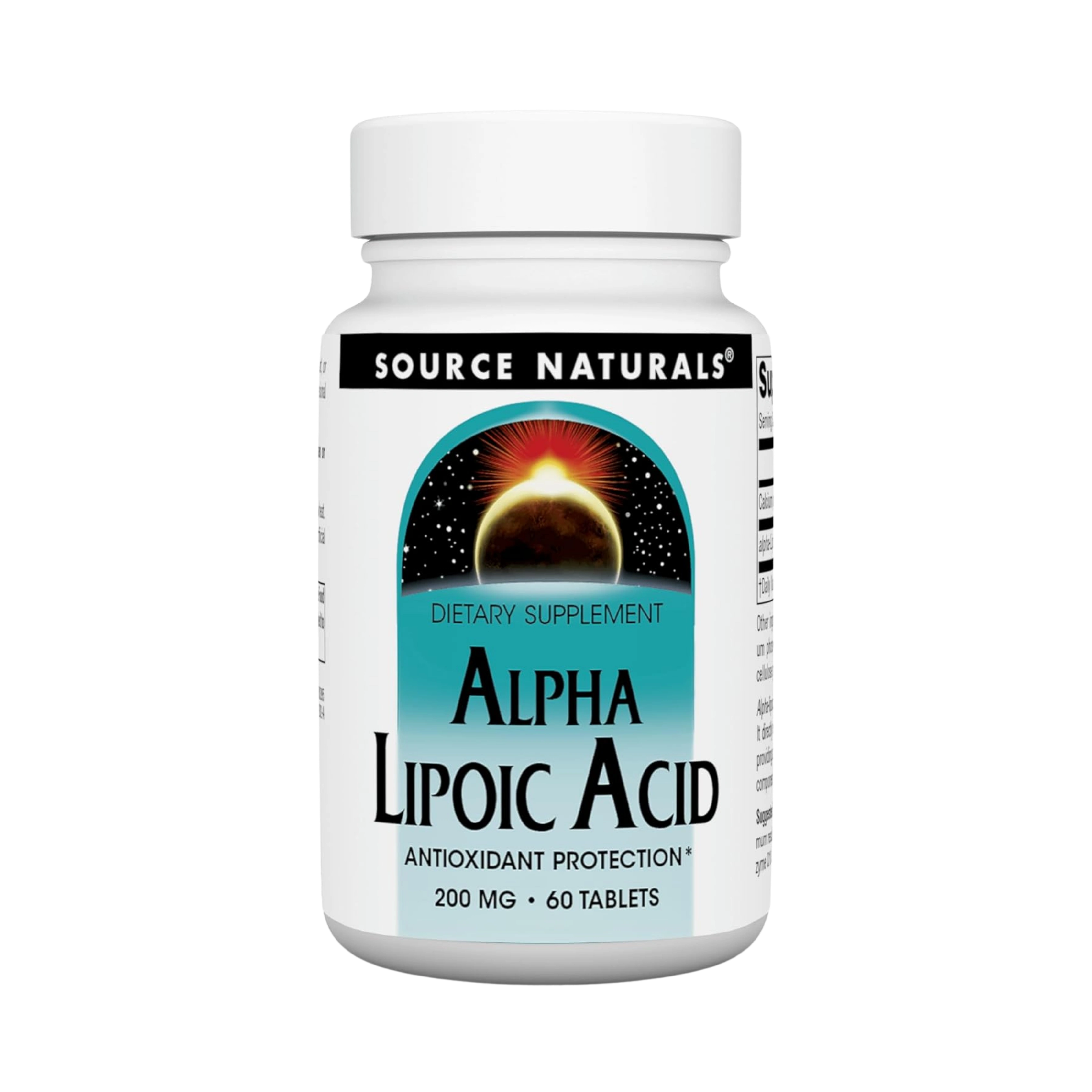 Source Naturals, Alpha Lipoic Acid, 200 Mg, 60 Tablets