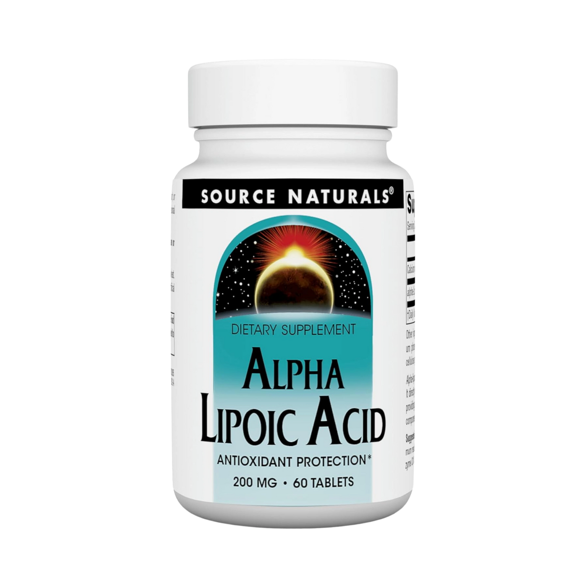 Source Naturals, Alpha Lipoic Acid, 200 Mg, 60 Tablets