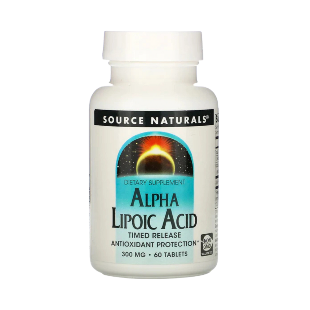 Source Naturals, Alpha Lipoic Acid, 300 Mg, 60 Time Release Tablets