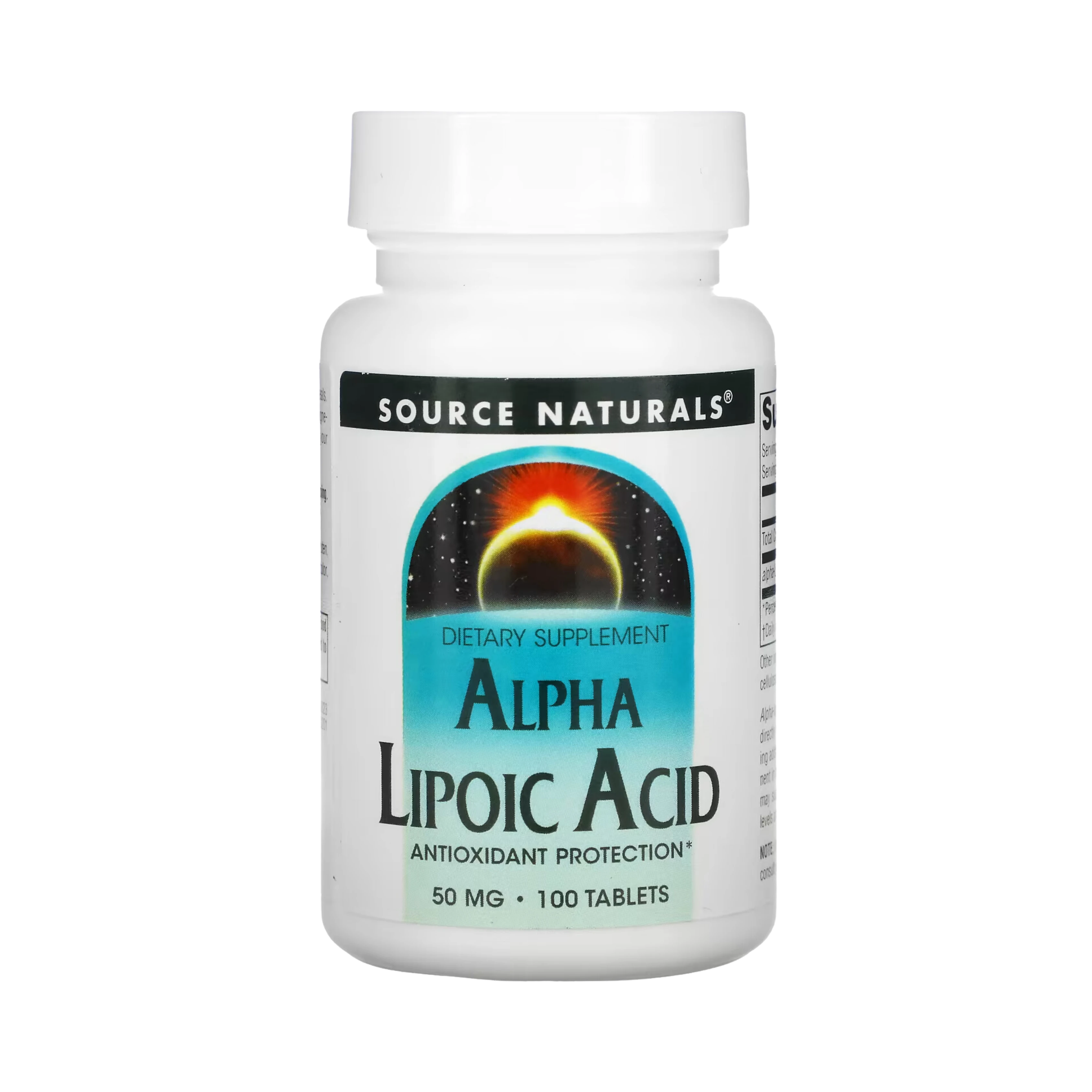 Source Naturals, Alpha Lipoic Acid, 50mg, 100 Tablets
