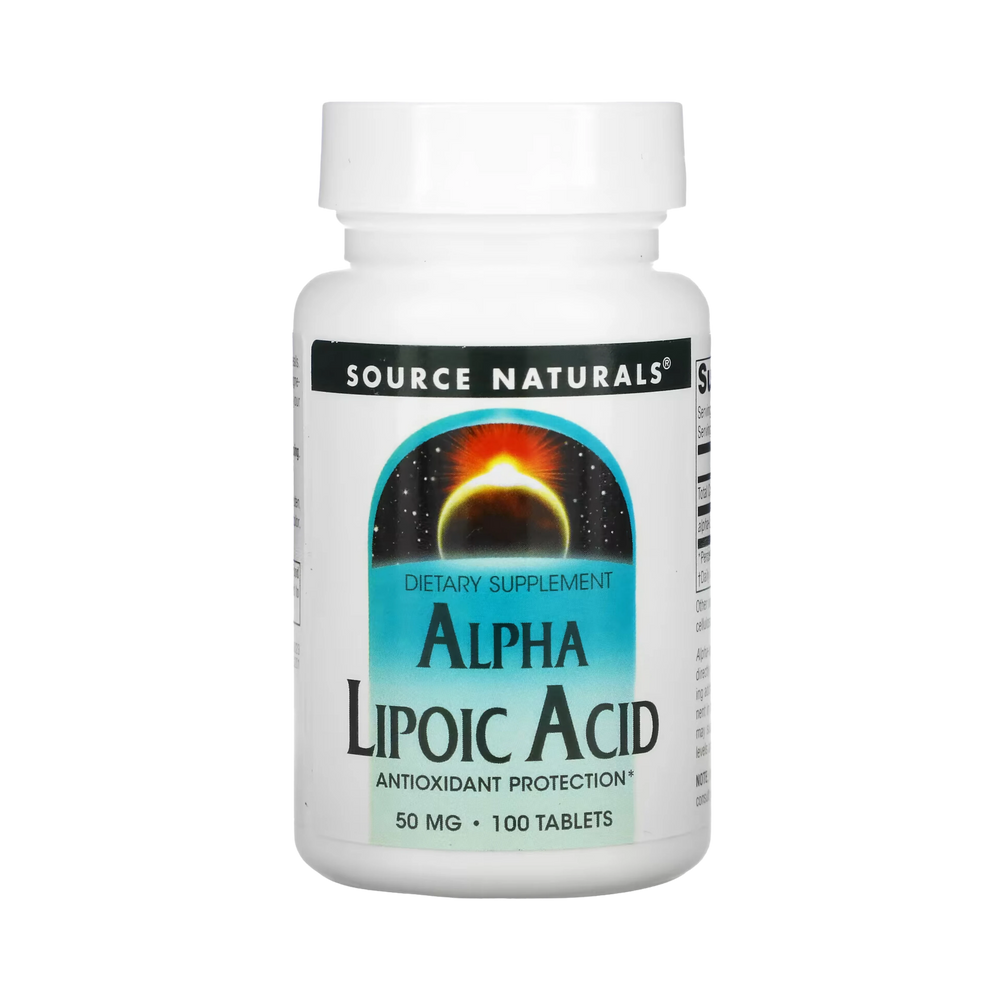 Source Naturals, Alpha Lipoic Acid, 50mg, 100 Tablets