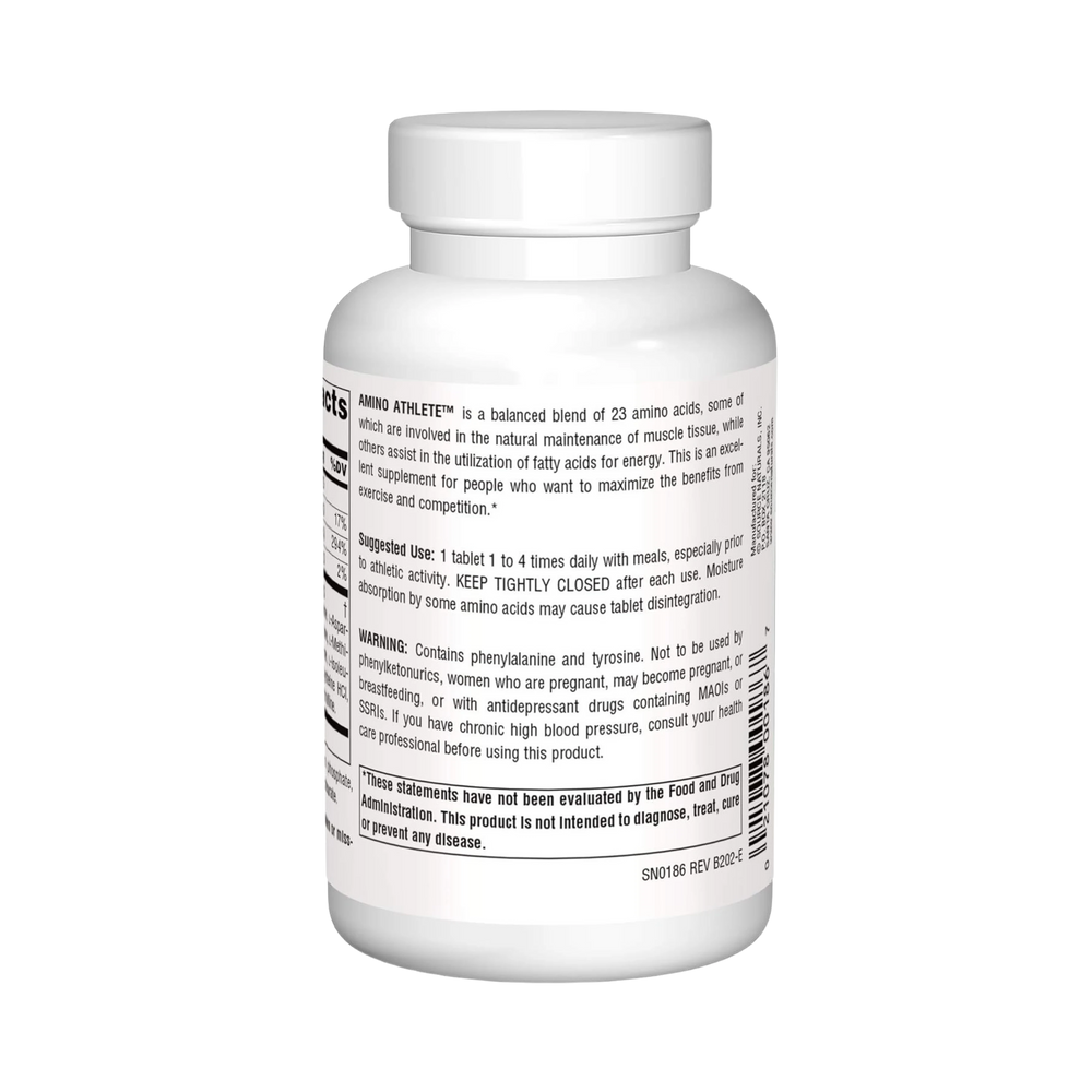 Source Naturals, Amino Athlete, 1,000 Mg, 100 Tablets