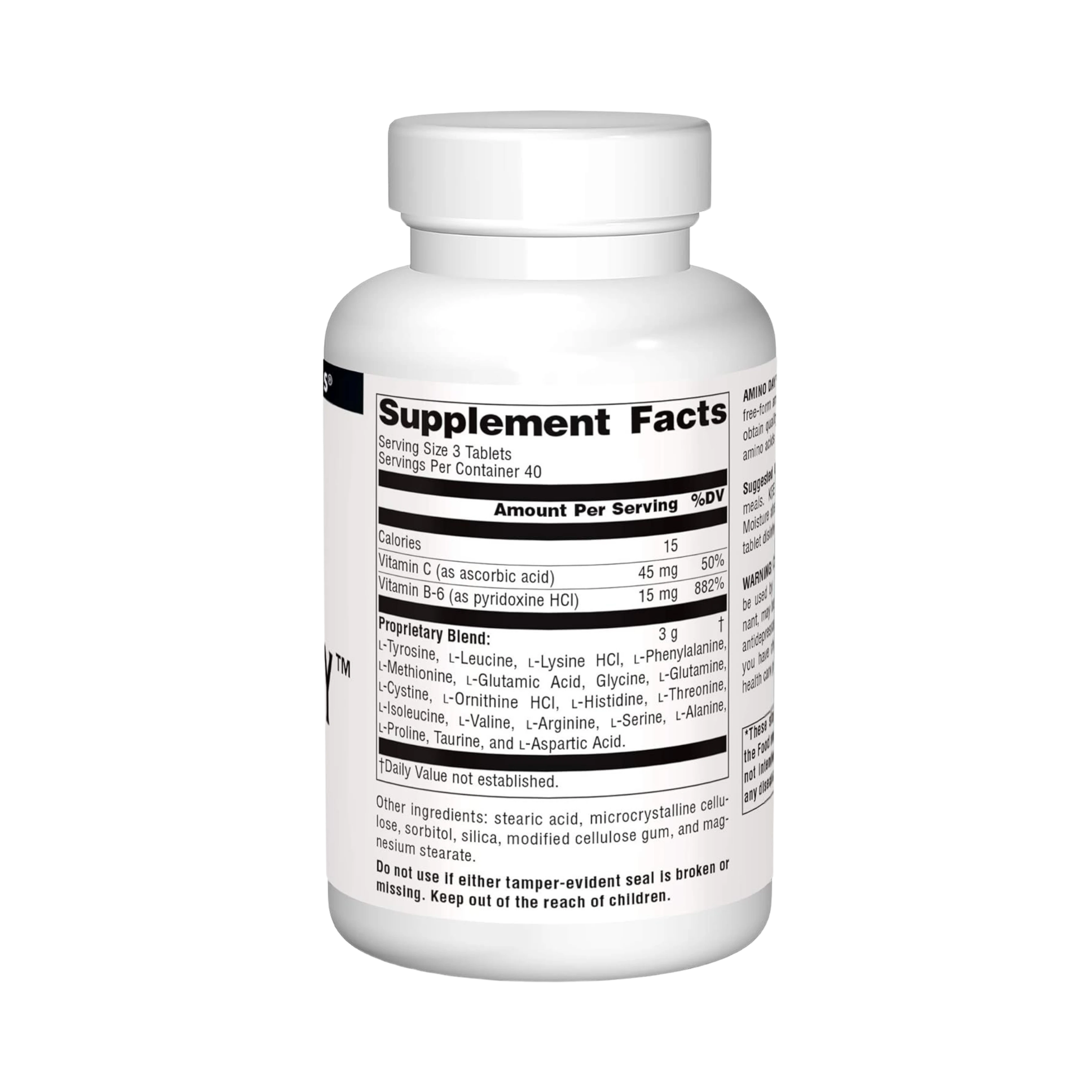 Source Naturals, Amino Day, 1,000 Mg, 120 Tablets