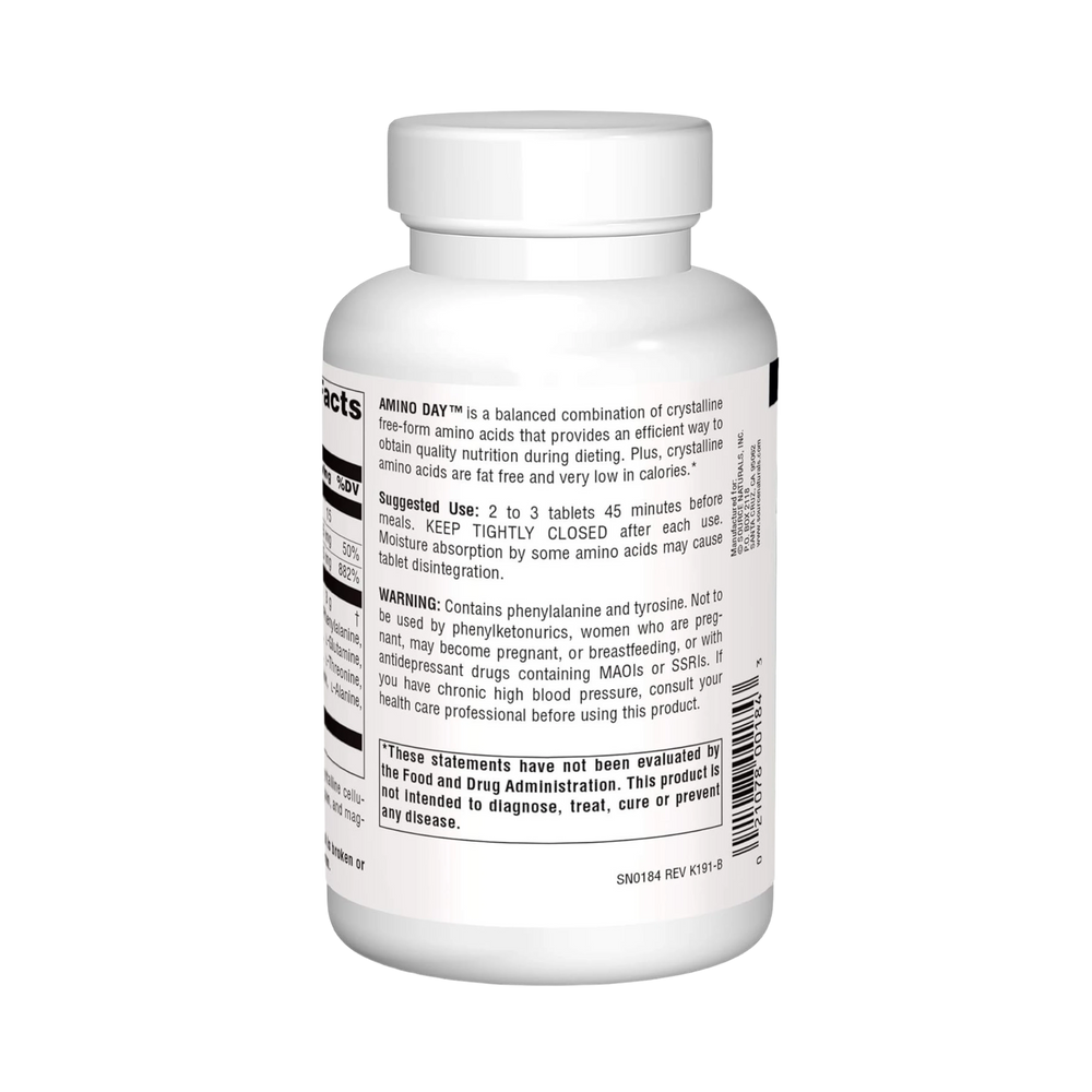 Source Naturals, Amino Day, 1,000 Mg, 120 Tablets