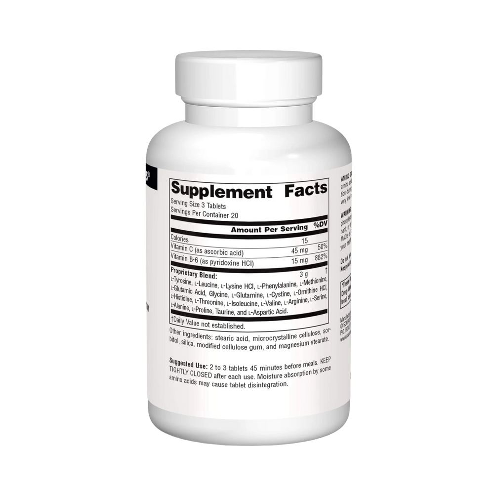 Source Naturals, Amino Day, 1,000 Mg, 60 Tablets
