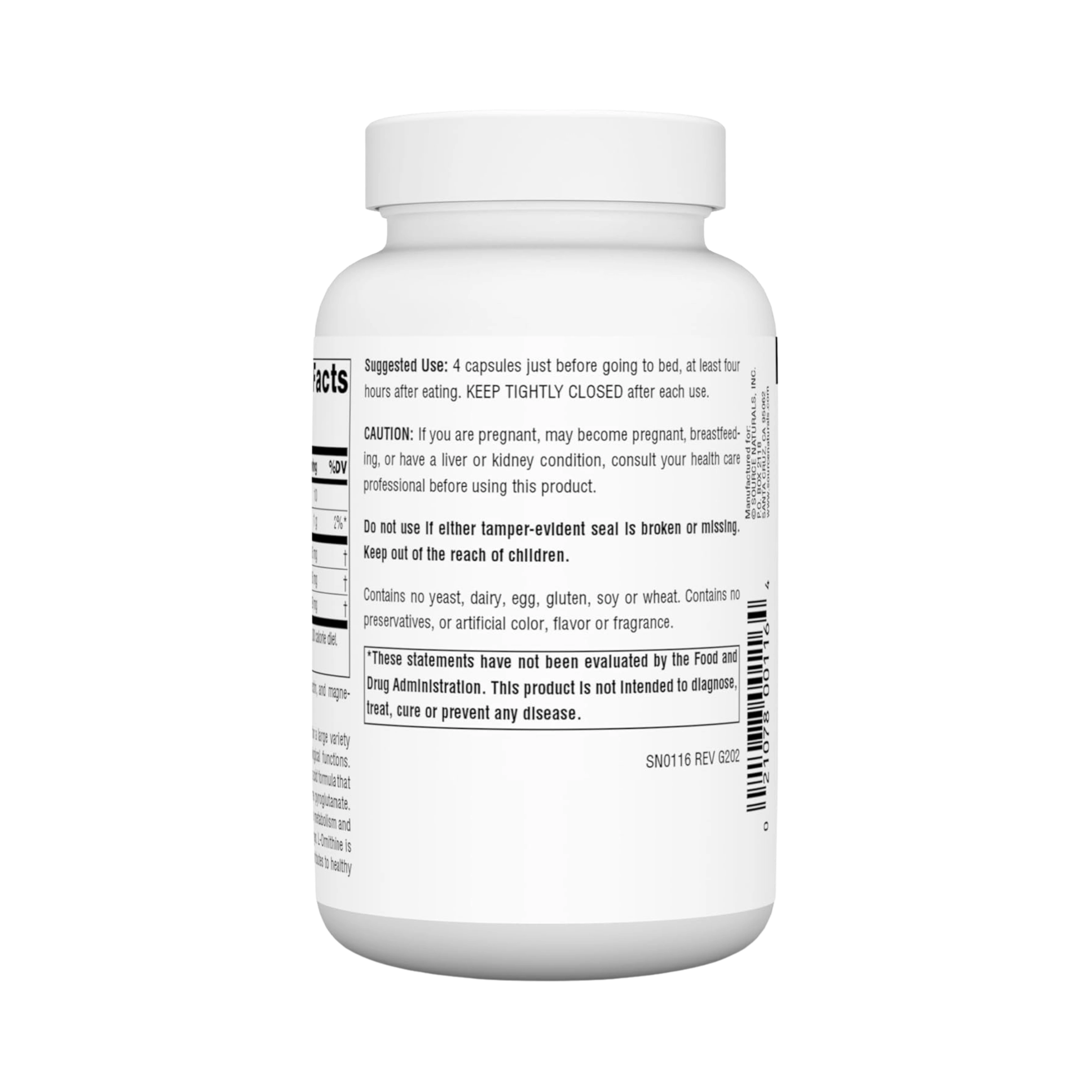 Source Naturals, Amino Night, 120 Capsules