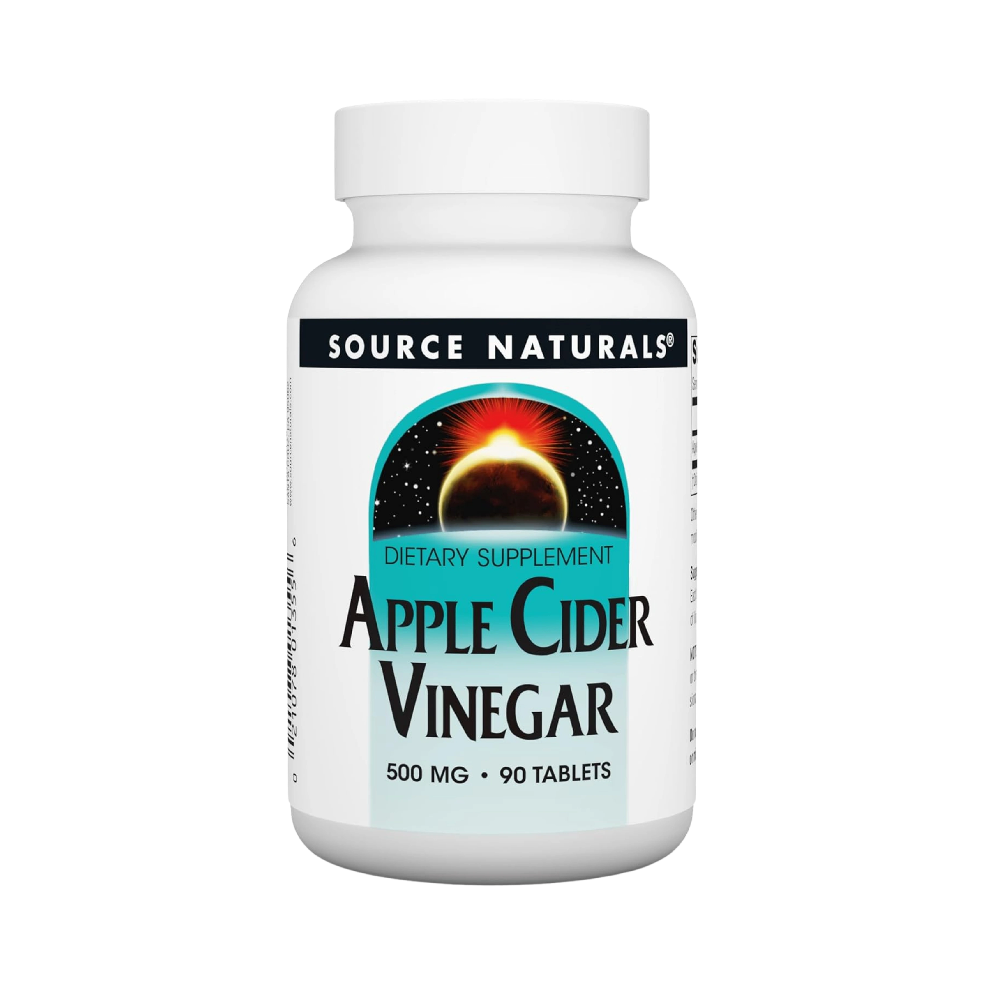 Source Naturals, Apple Cider Vinegar, 500 Mg, 90 Tablets