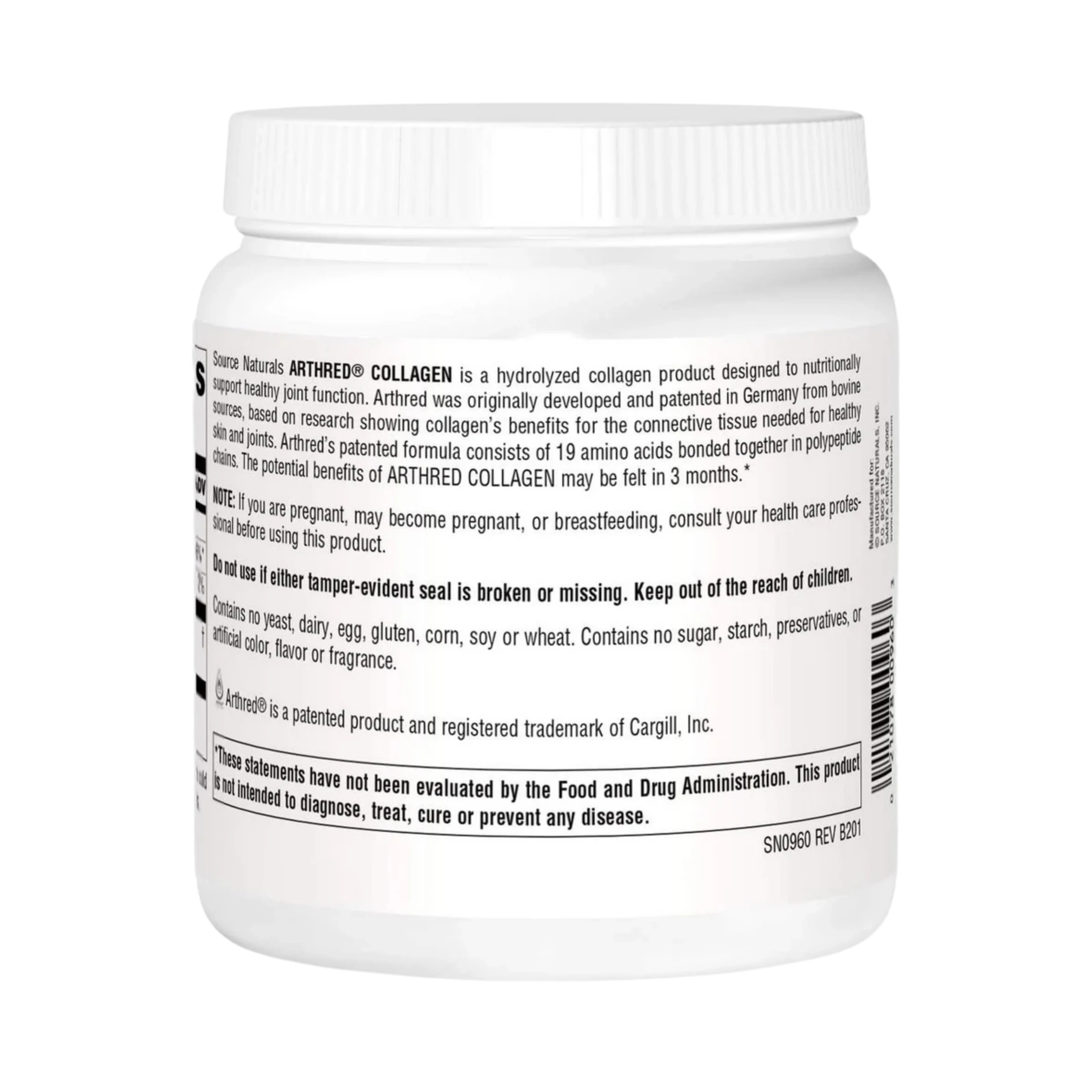 Source Naturals, Arthred, Collagen Powder, 9 oz