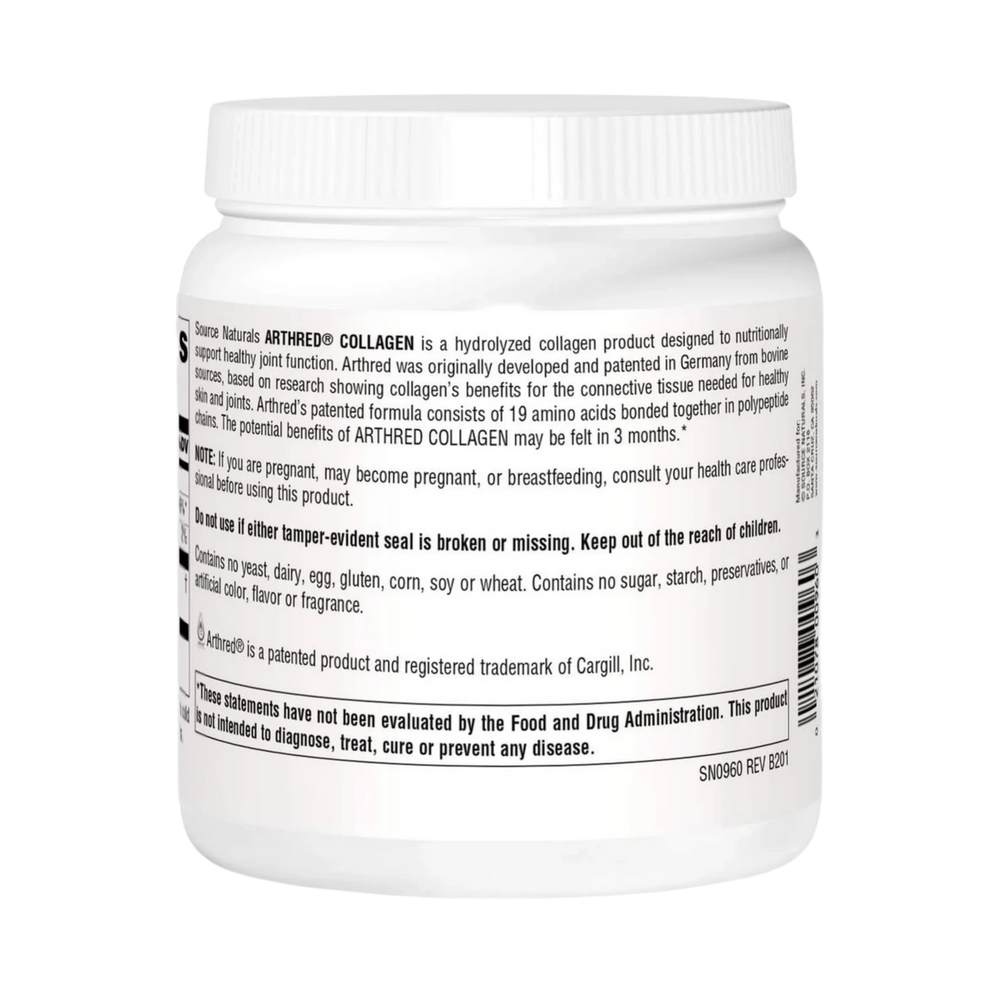 Source Naturals, Arthred, Collagen Powder, 9 oz