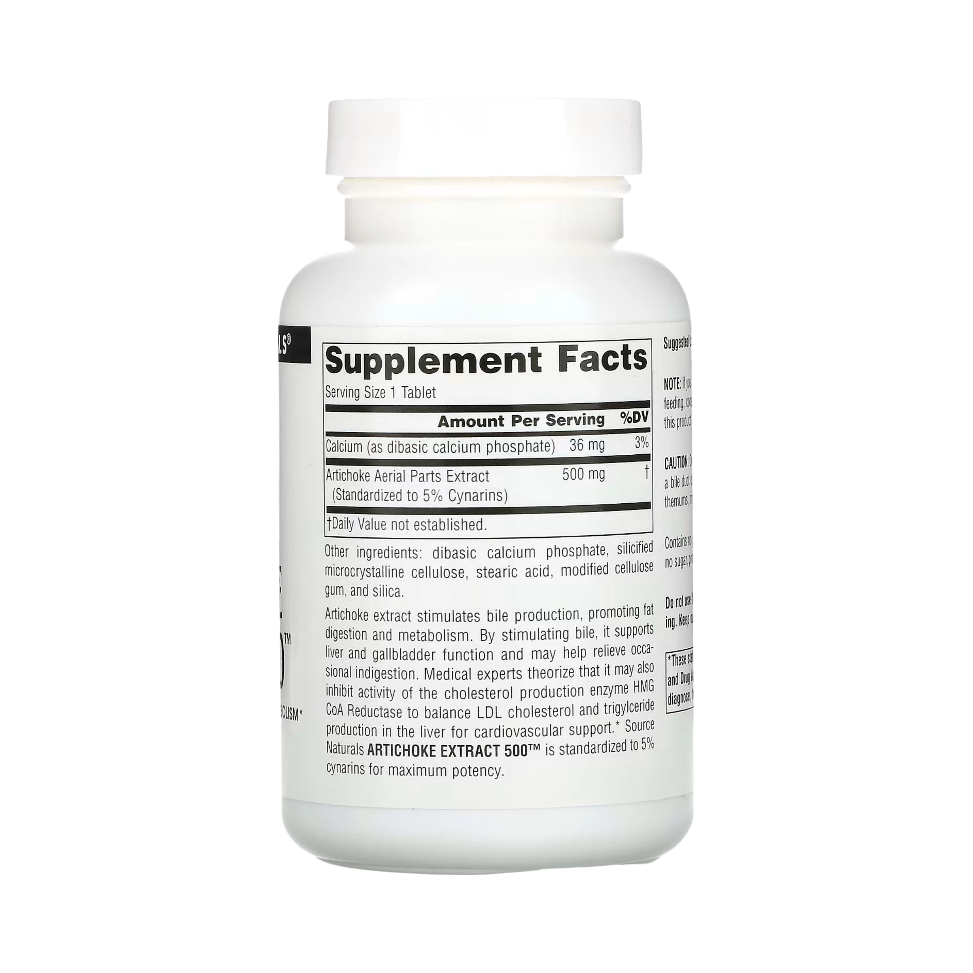Source Naturals, Artichoke Extract, 500 Mg, 180 Tablets