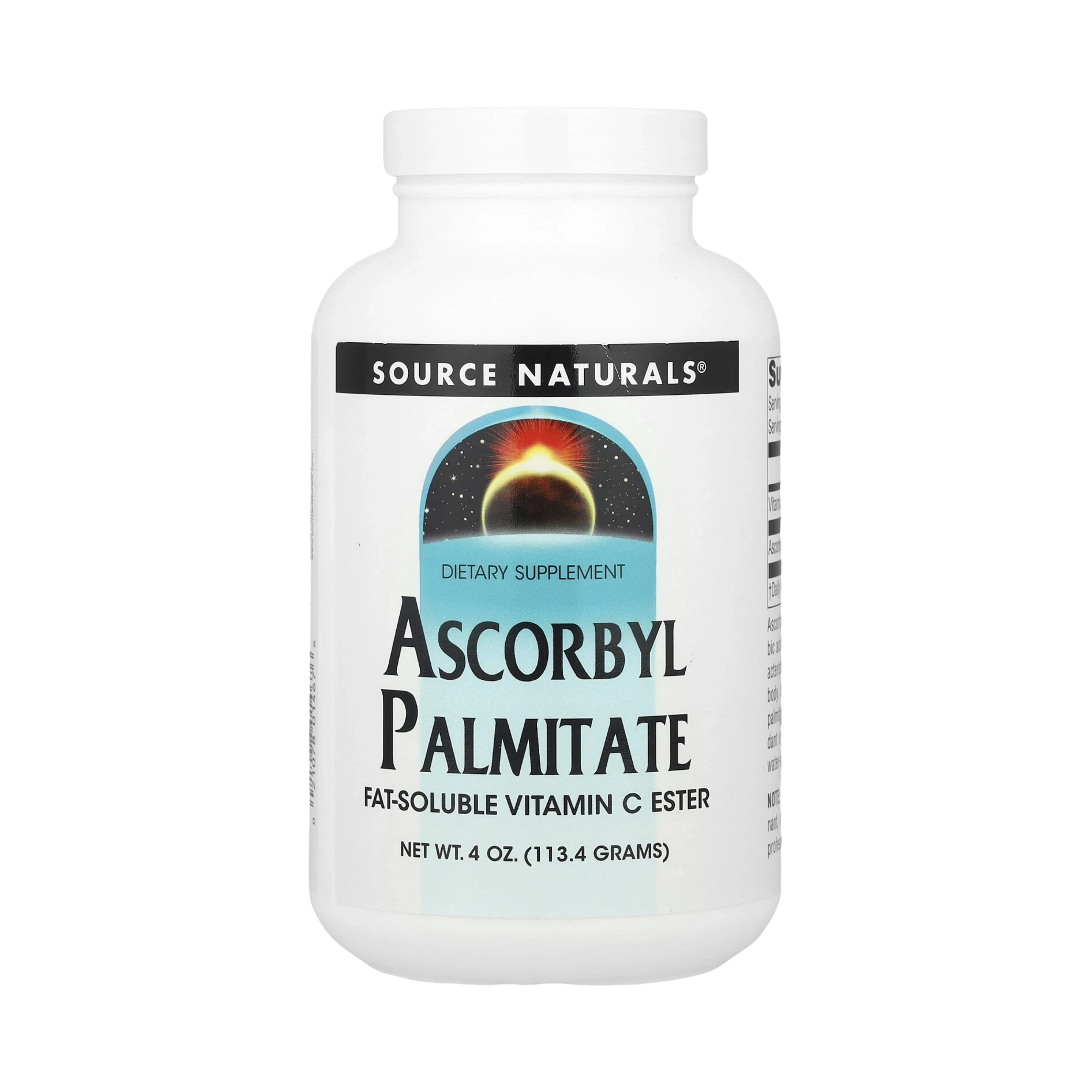 Source Naturals, Ascorbyl Palmitate, 4 Oz Powder