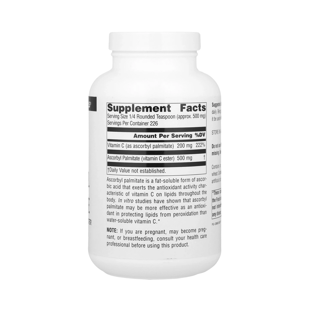 Source Naturals, Ascorbyl Palmitate, 4 Oz Powder