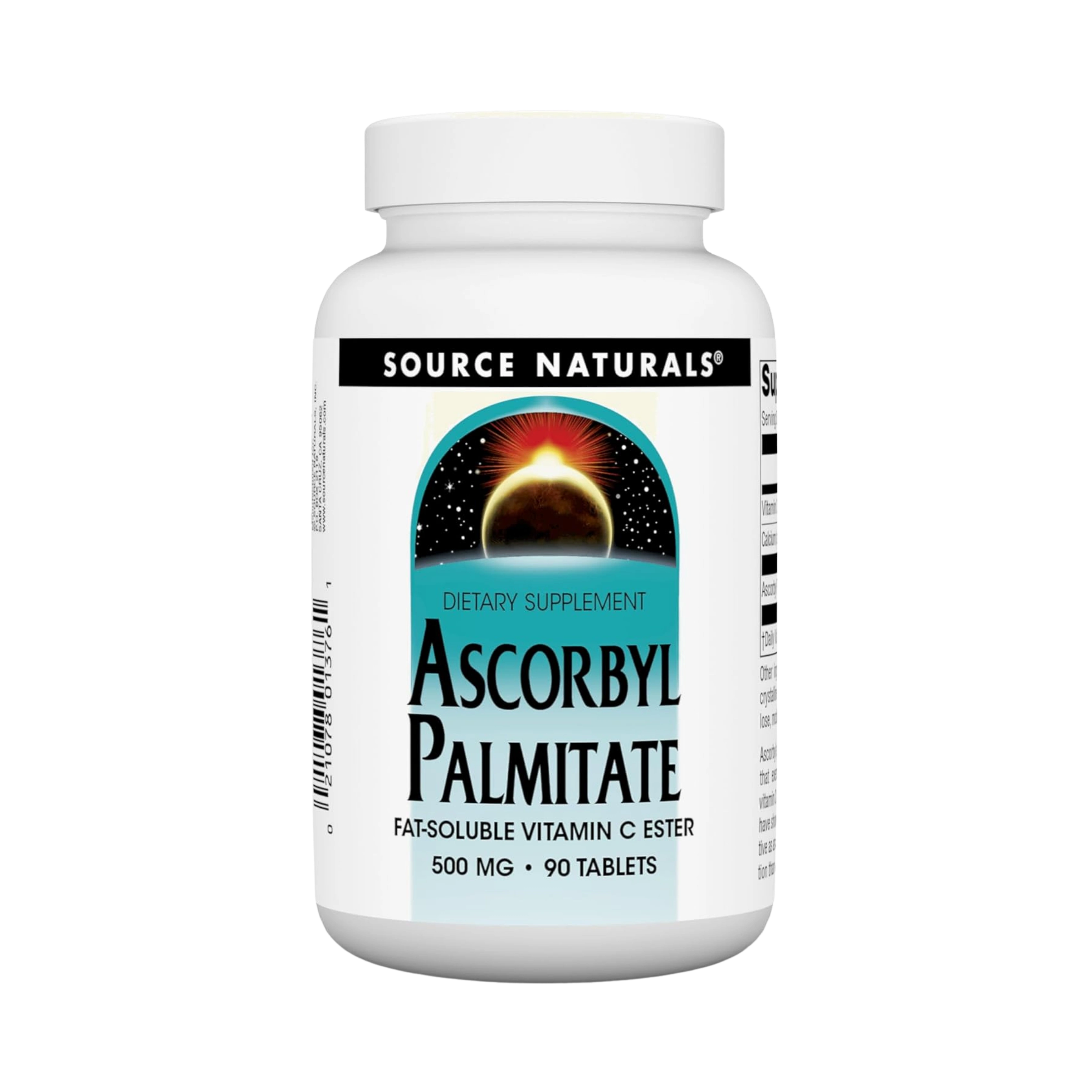 Source Naturals, Ascorbyl Palmitate, 500 Mg, 90 Tablets