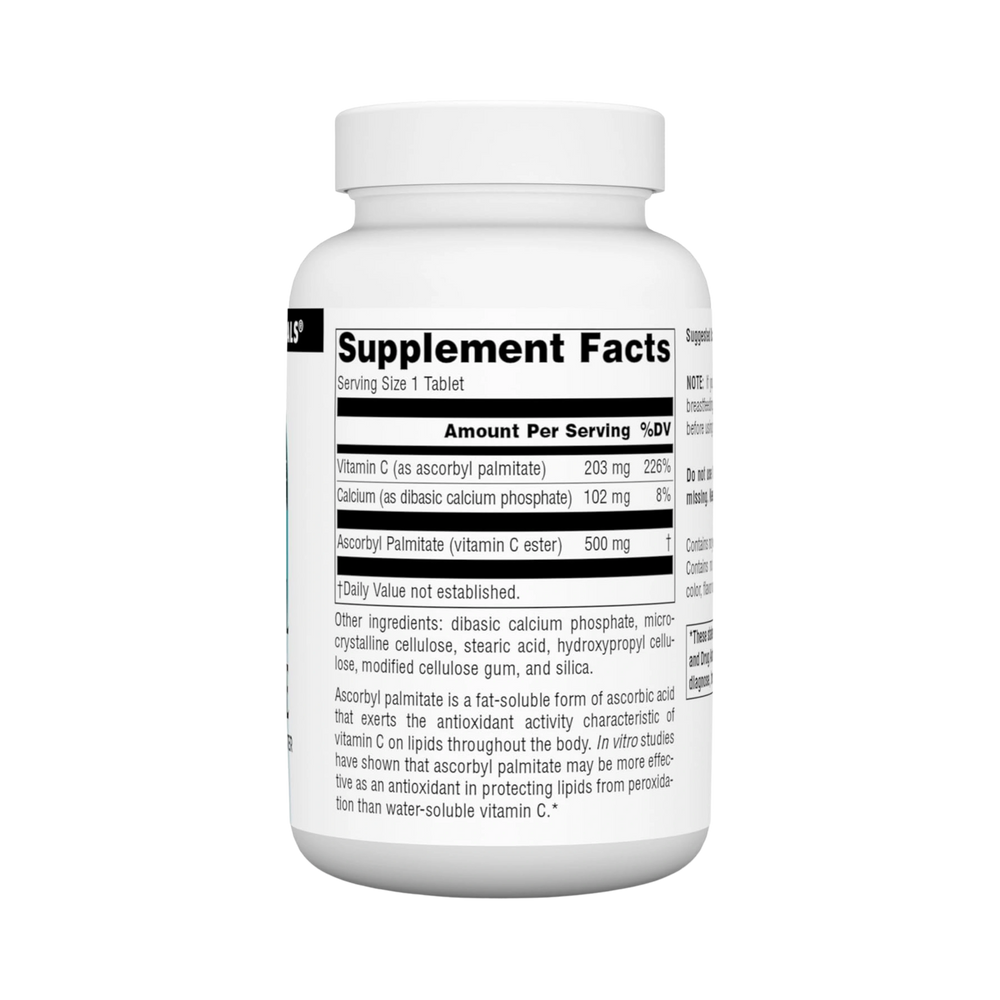 Source Naturals, Ascorbyl Palmitate, 500 Mg, 90 Tablets
