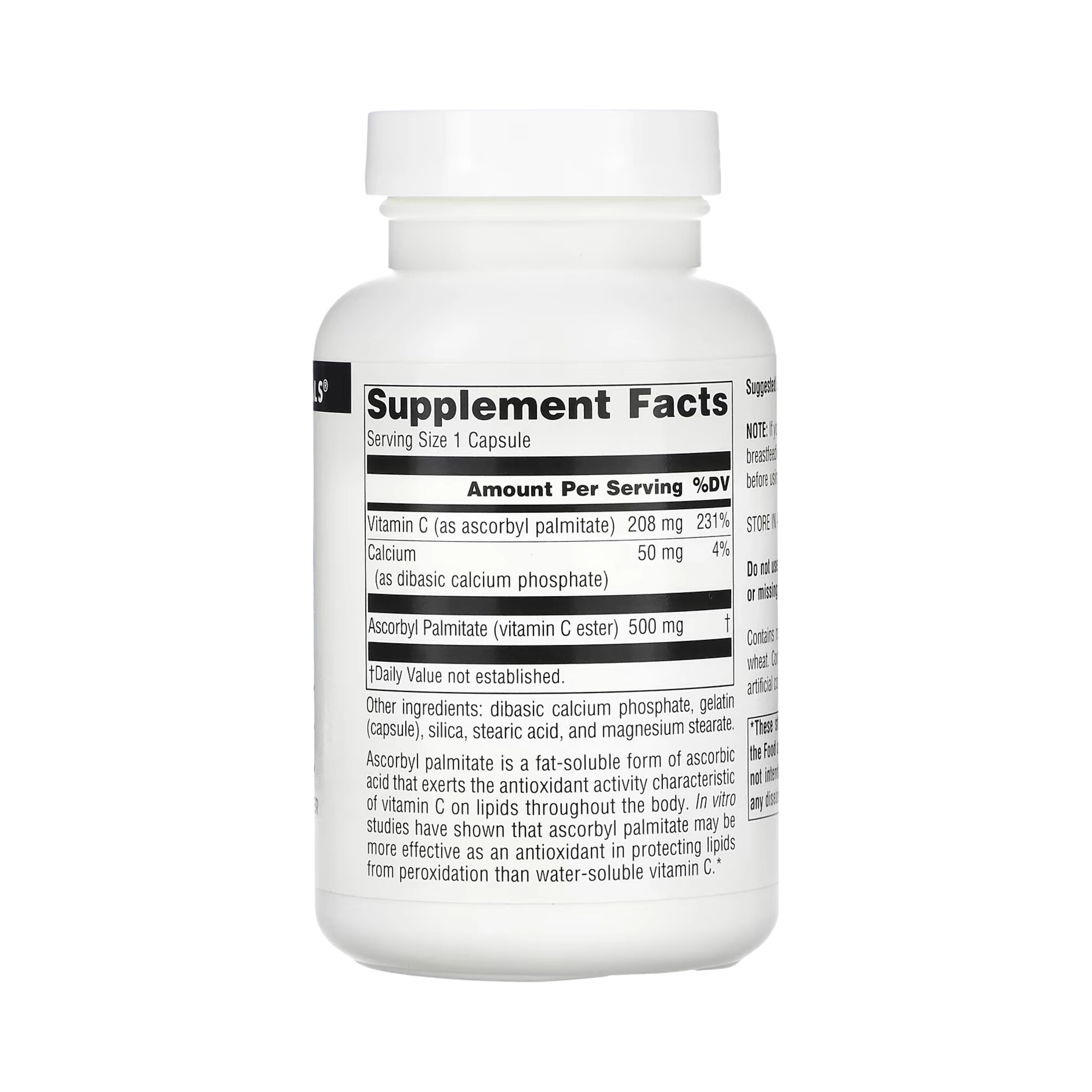Source Naturals, Ascorbyl Palmitate, 500mg, 90 Capsules