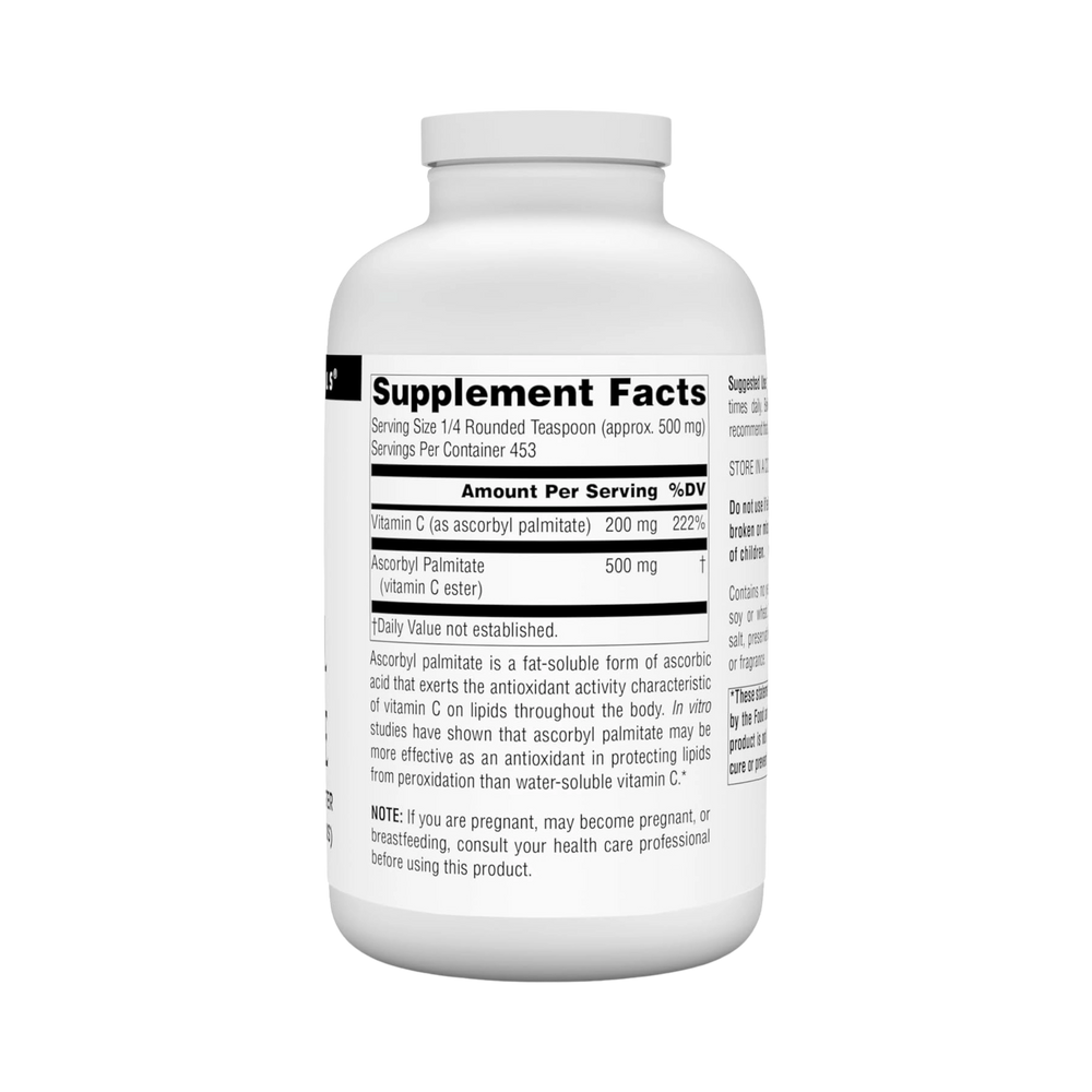 Source Naturals, Ascorbyl Palmitate, 8 Oz Powder