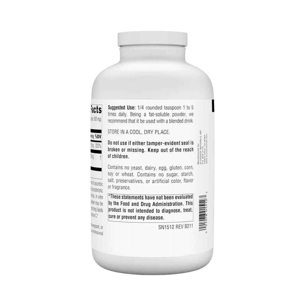 Source Naturals, Ascorbyl Palmitate, 8 Oz Powder